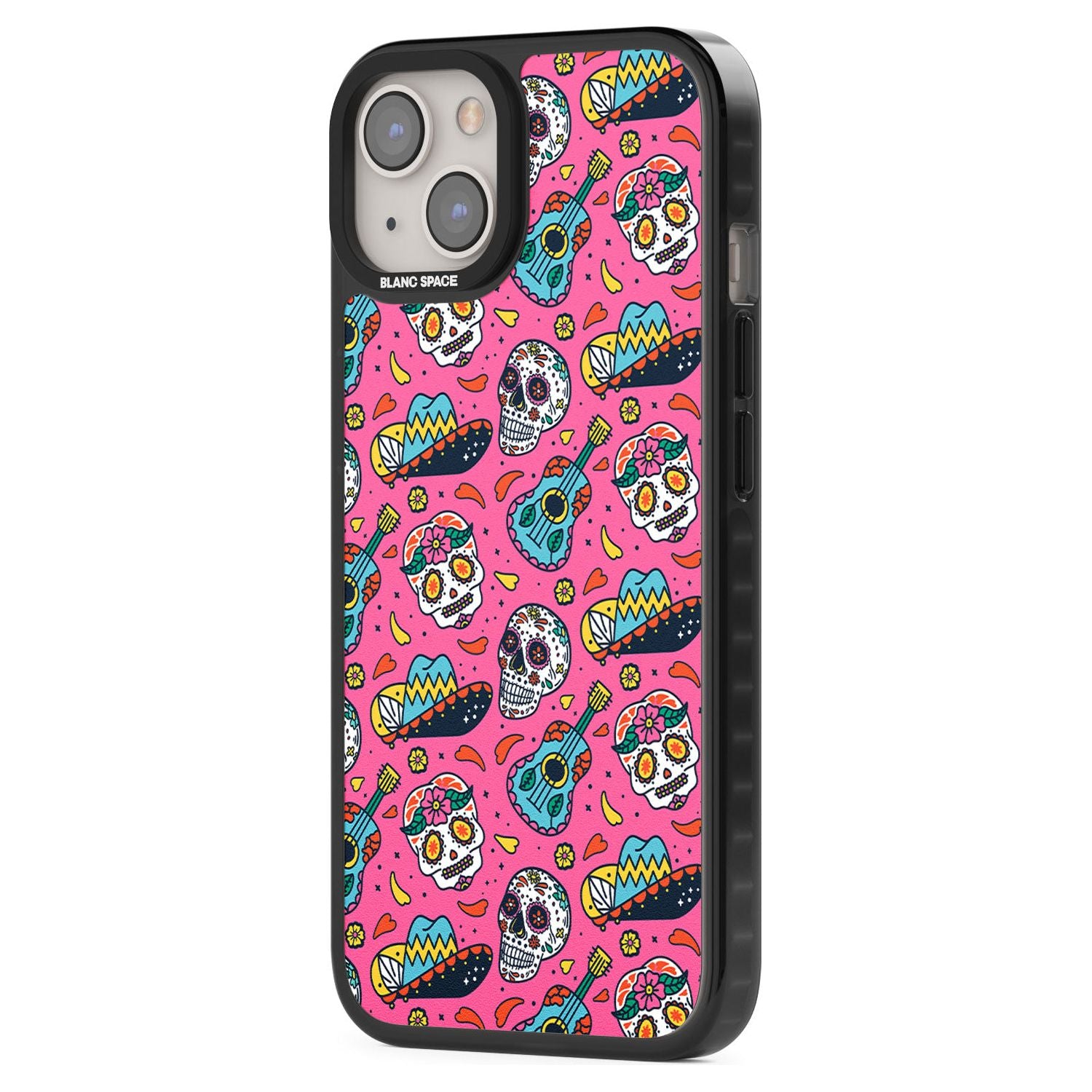 Pink Day Of The Dead Pattern