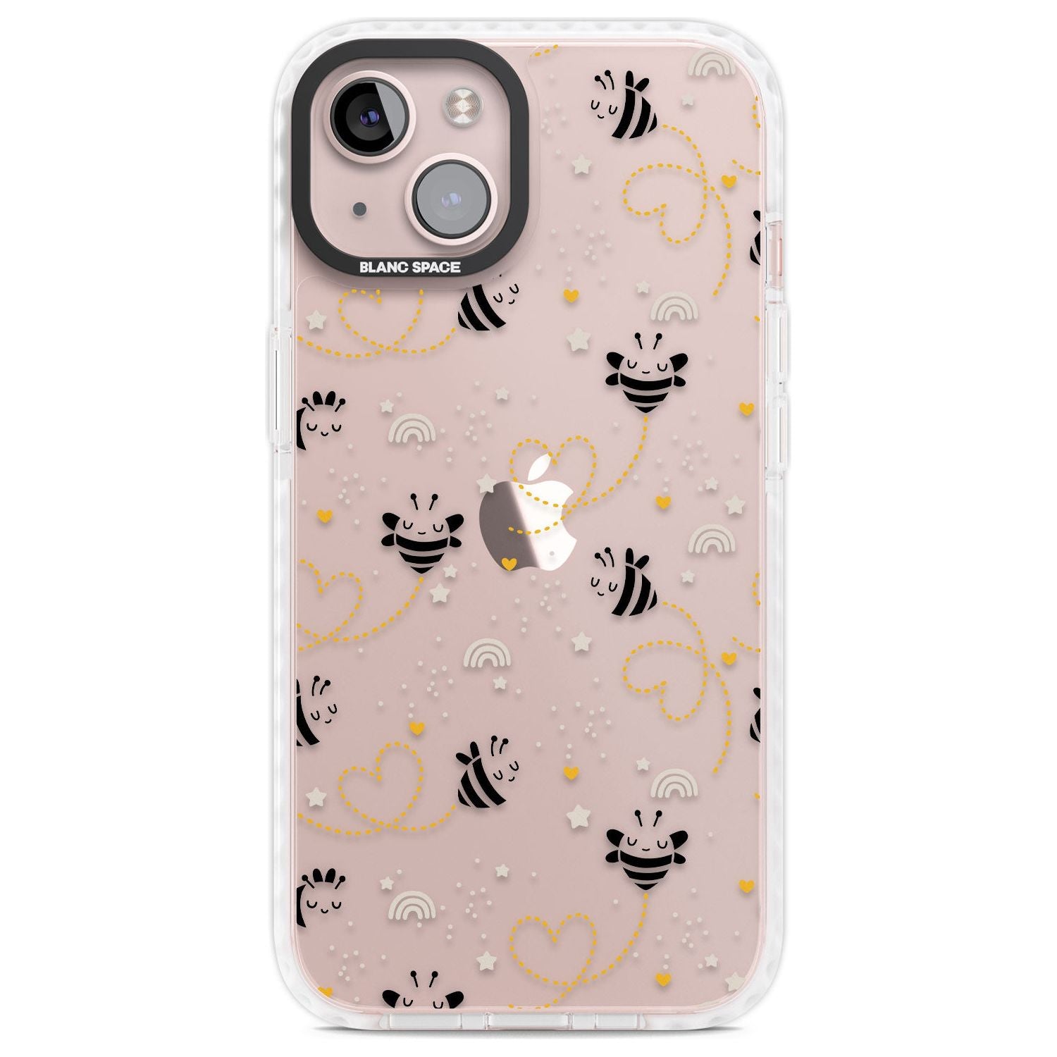 Bee Hearts Pattern