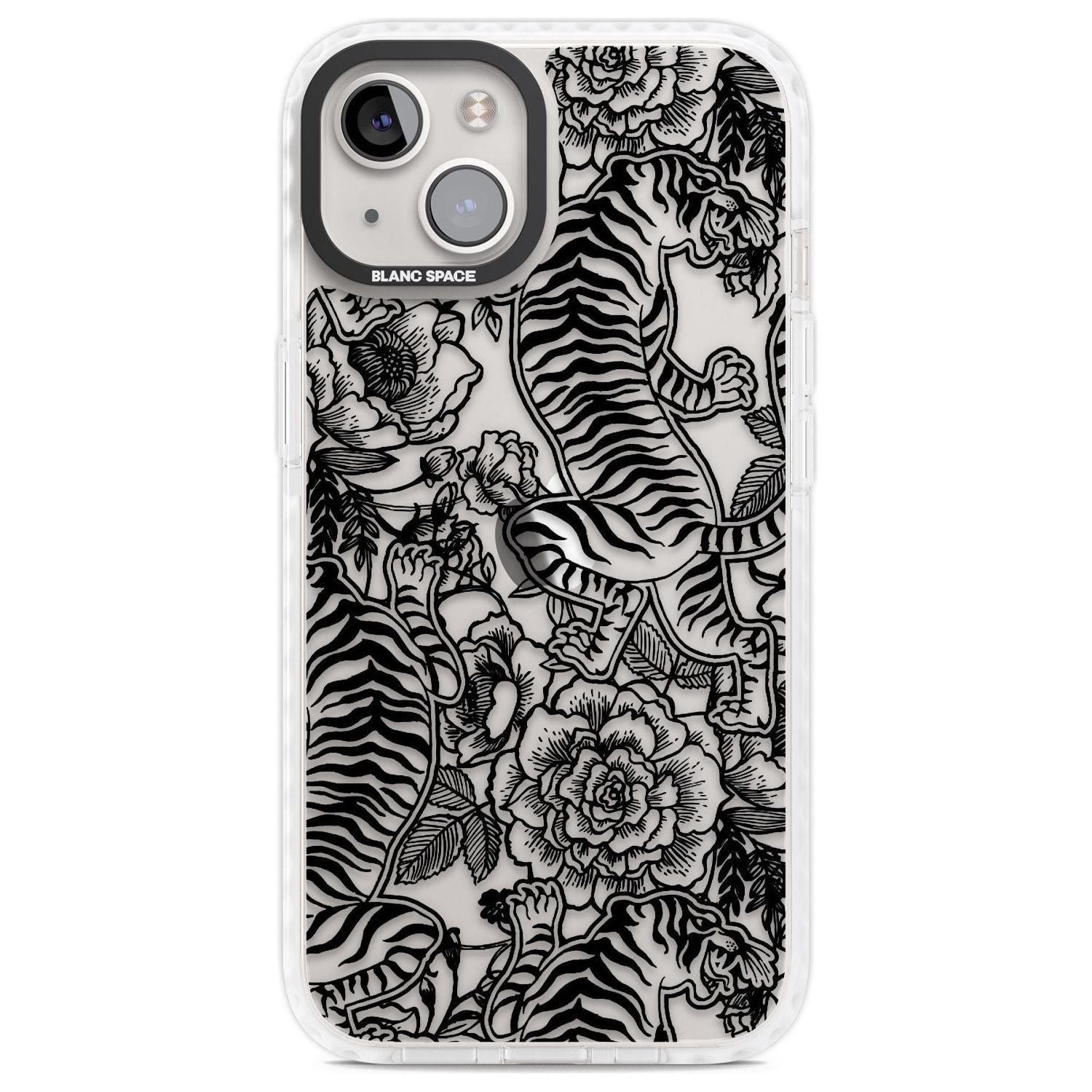 Personalised Chinese Tiger Pattern Custom Phone Case iPhone 13 / Impact Case,iPhone 14 / Impact Case,iPhone 15 Plus / Impact Case,iPhone 15 / Impact Case Blanc Space