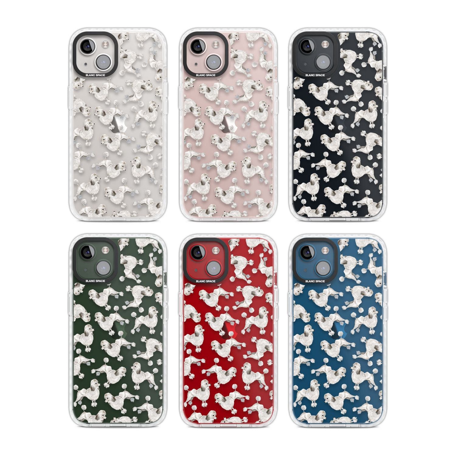 Poodle Watercolor Pattern