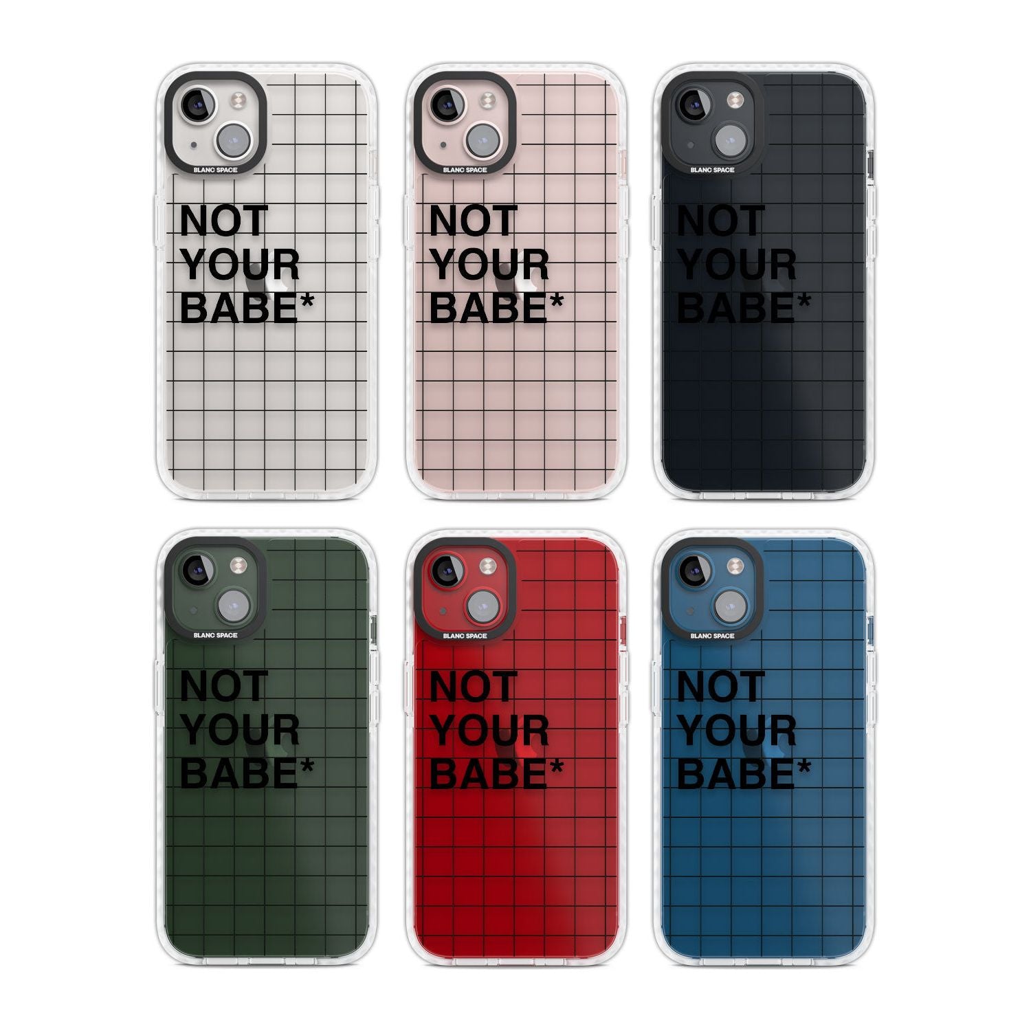 Grid Pattern Not Your Babe Phone Case iPhone 15 Pro Max / Black Impact Case,iPhone 15 Plus / Black Impact Case,iPhone 15 Pro / Black Impact Case,iPhone 15 / Black Impact Case,iPhone 15 Pro Max / Impact Case,iPhone 15 Plus / Impact Case,iPhone 15 Pro / Impact Case,iPhone 15 / Impact Case,iPhone 15 Pro Max / Magsafe Black Impact Case,iPhone 15 Plus / Magsafe Black Impact Case,iPhone 15 Pro / Magsafe Black Impact Case,iPhone 15 / Magsafe Black Impact Case,iPhone 14 Pro Max / Black Impact Case,iPhone 14 Plus /