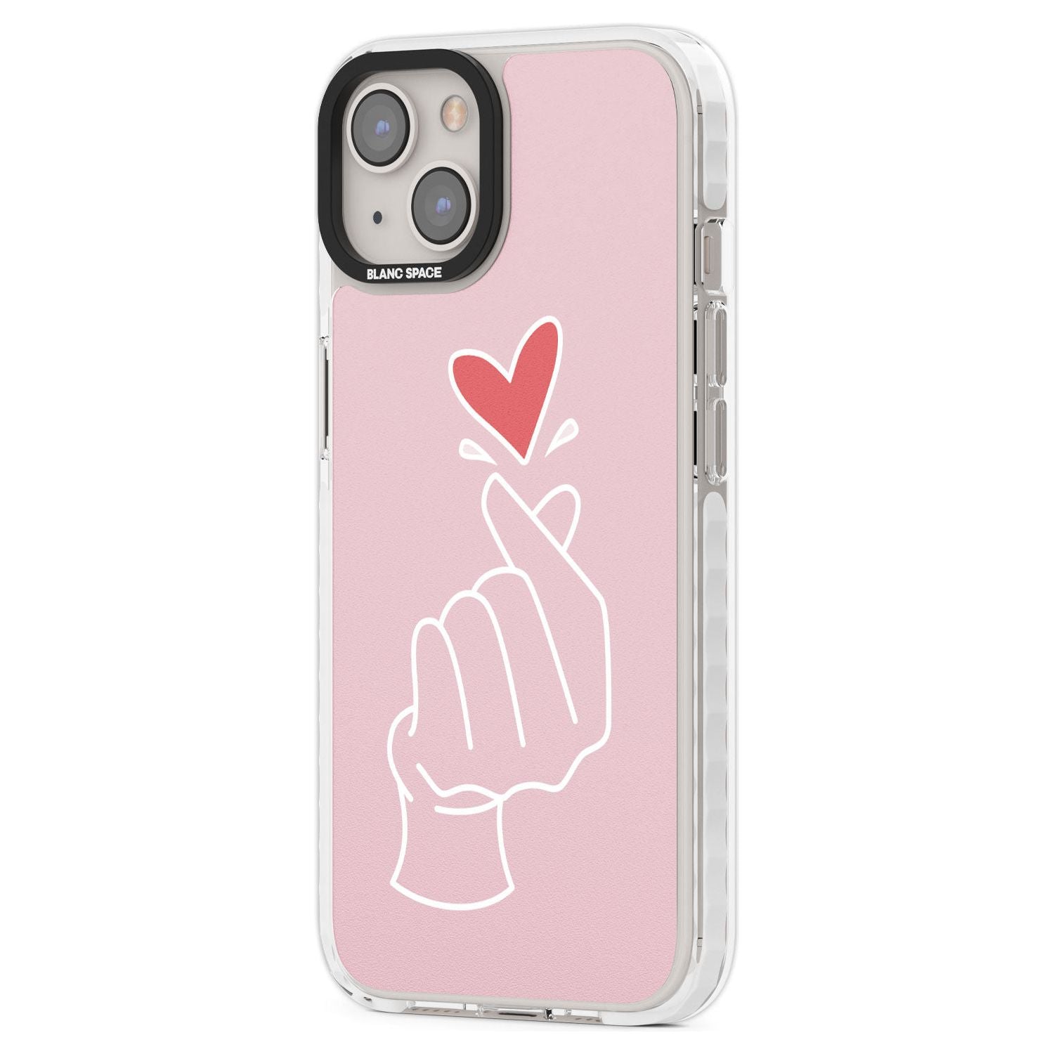 Pink Heart Hand