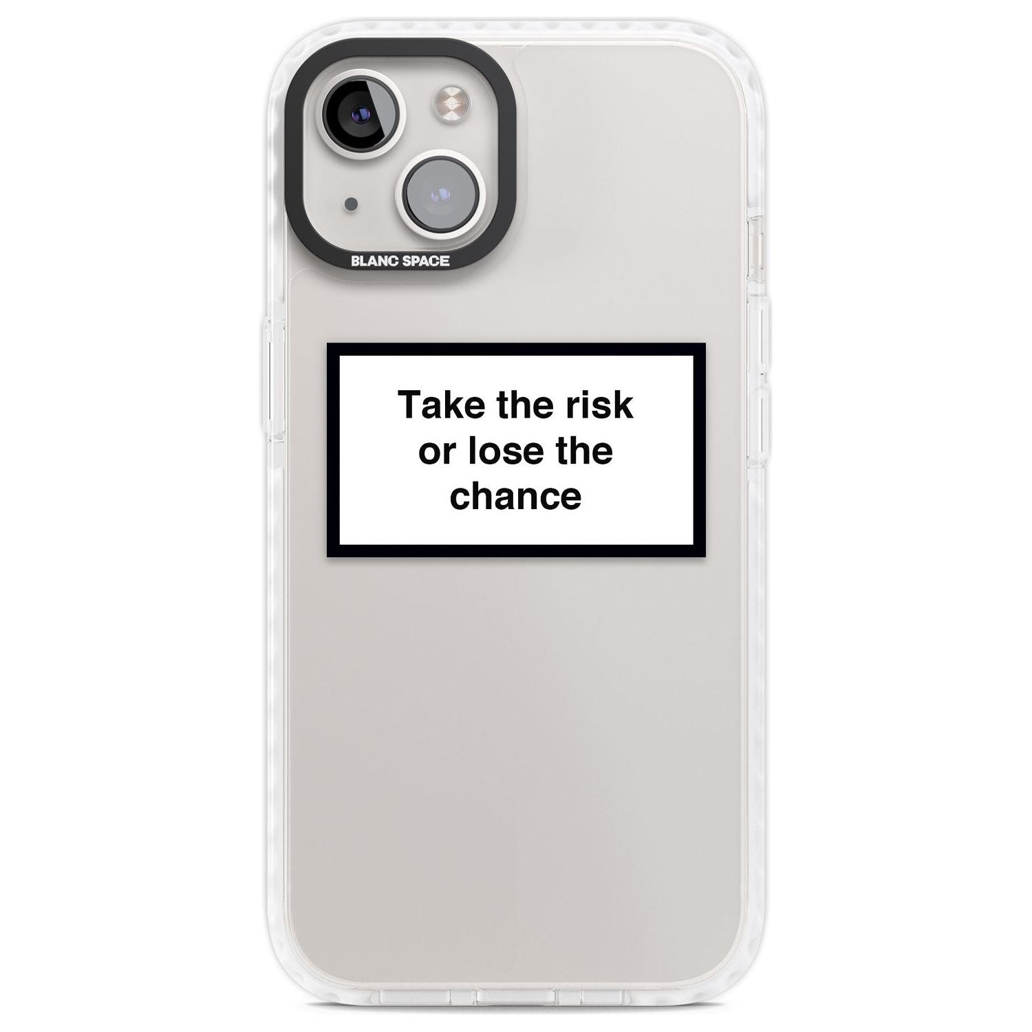 Take The Risk Or Lose The Chance