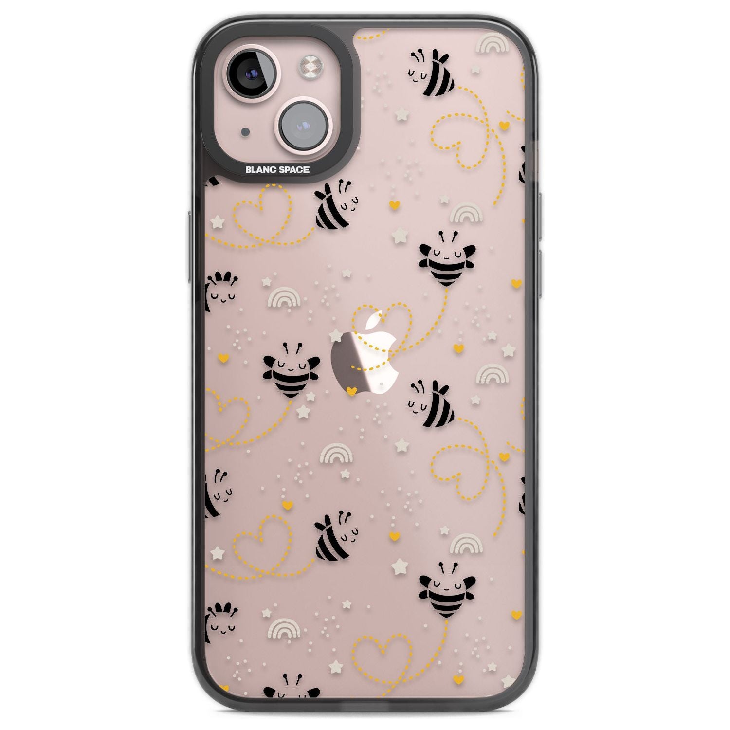 Bee Hearts Pattern