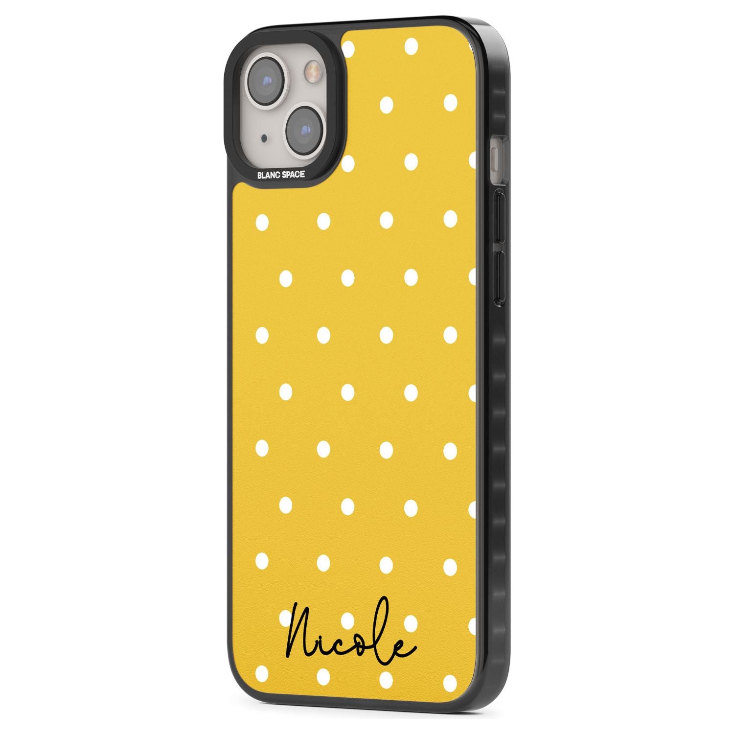 Personalised Yellow Polka Dot Custom Phone Case iPhone 15 Pro Max / Black Impact Case,iPhone 15 Plus / Black Impact Case,iPhone 15 Pro / Black Impact Case,iPhone 15 / Black Impact Case,iPhone 15 Pro Max / Impact Case,iPhone 15 Plus / Impact Case,iPhone 15 Pro / Impact Case,iPhone 15 / Impact Case,iPhone 15 Pro Max / Magsafe Black Impact Case,iPhone 15 Plus / Magsafe Black Impact Case,iPhone 15 Pro / Magsafe Black Impact Case,iPhone 15 / Magsafe Black Impact Case,iPhone 14 Pro Max / Black Impact Case,iPhone
