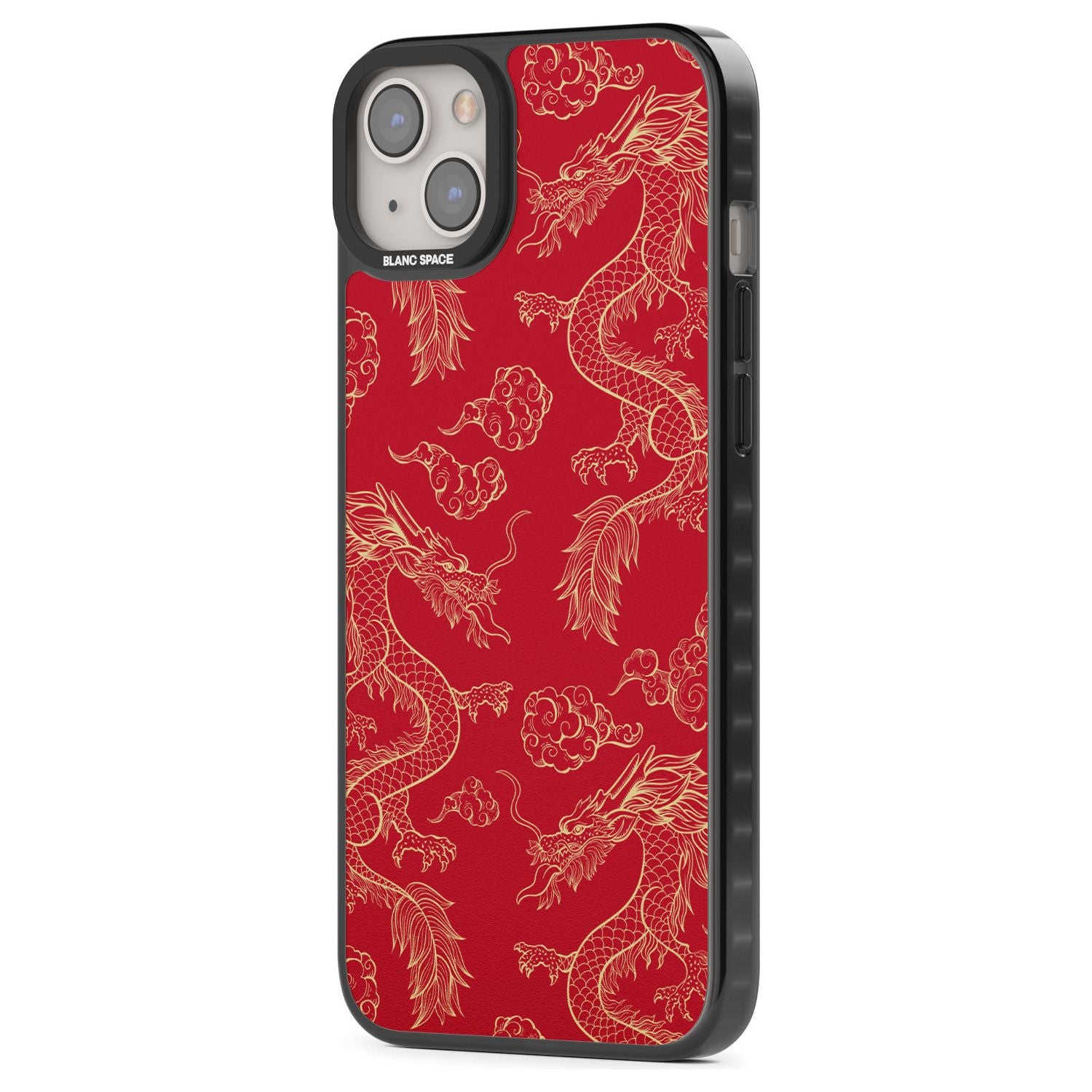 Red And Gold Dragon Pattern