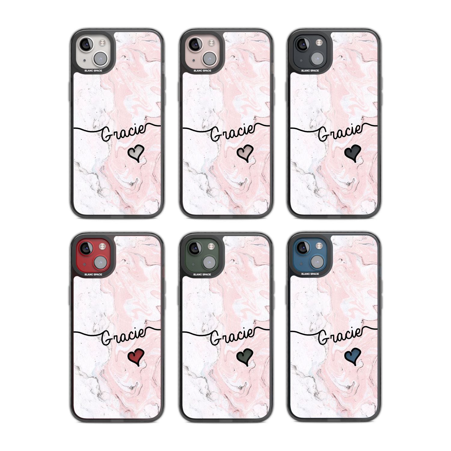 Personalised Pink Marble