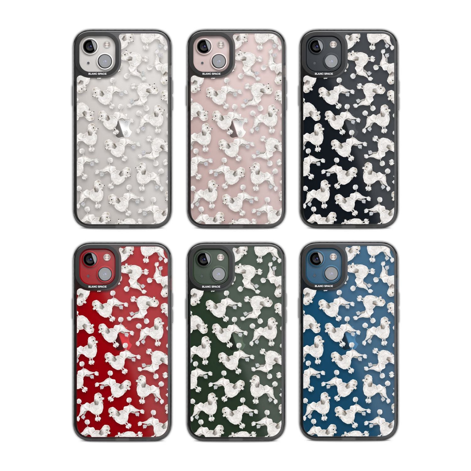Poodle Watercolor Pattern