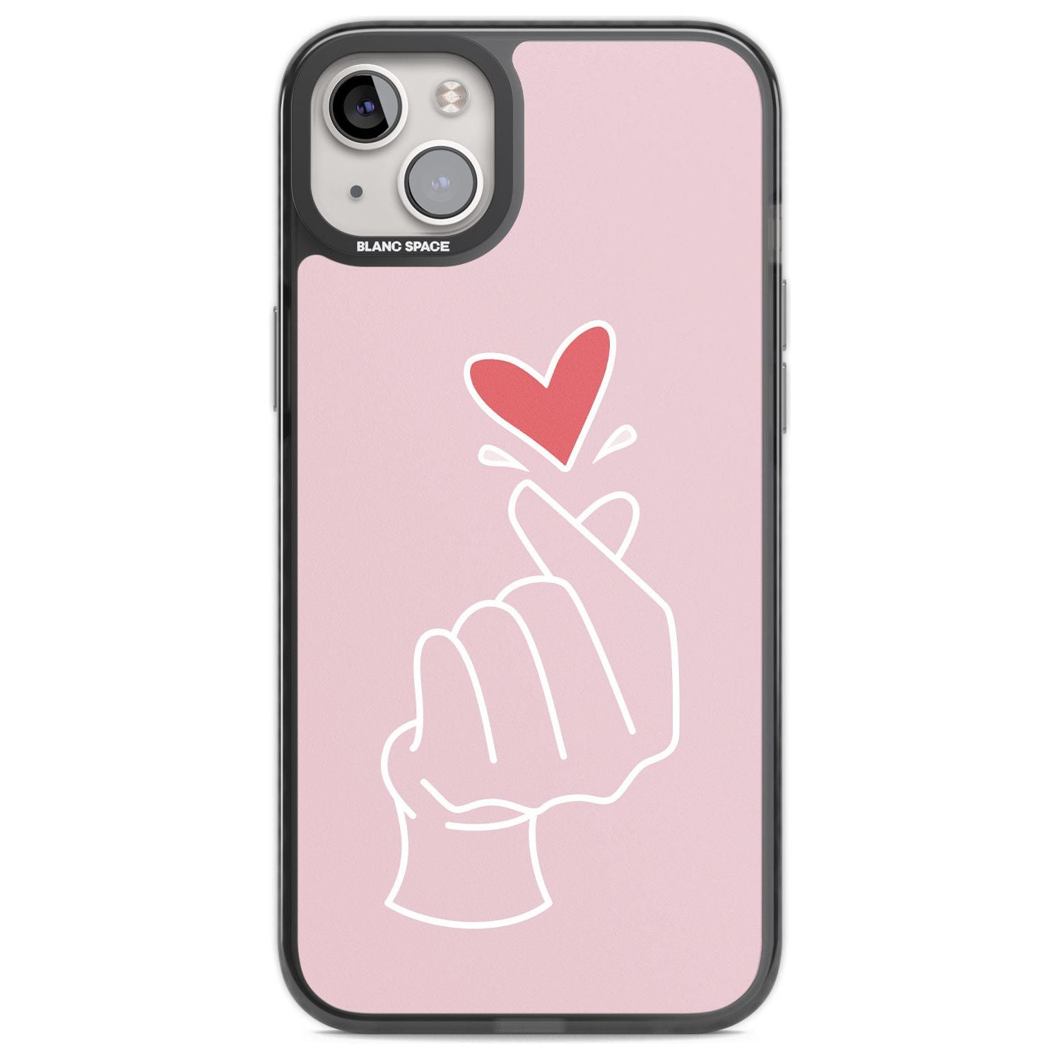 Pink Heart Hand
