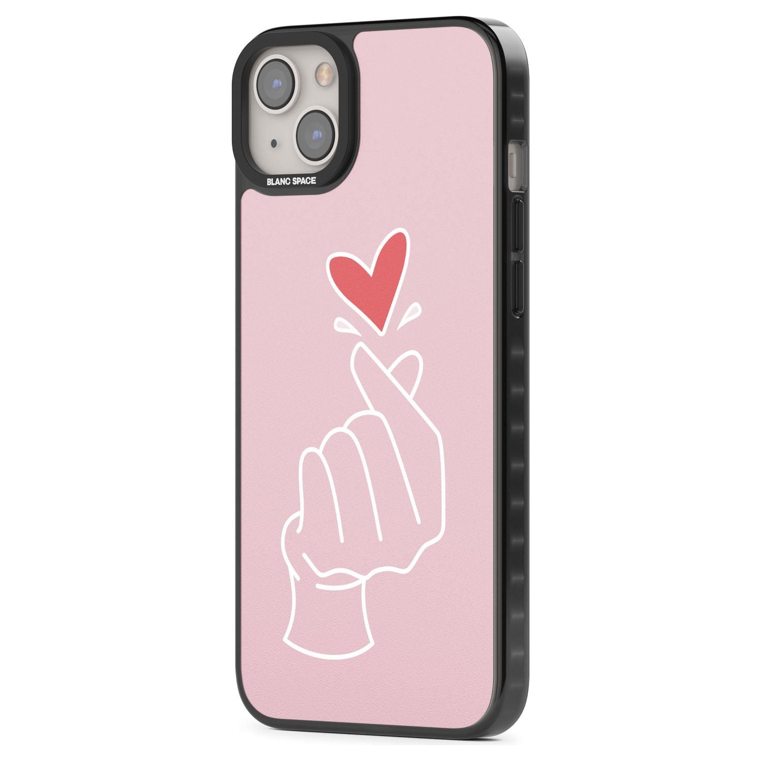 Pink Heart Hand
