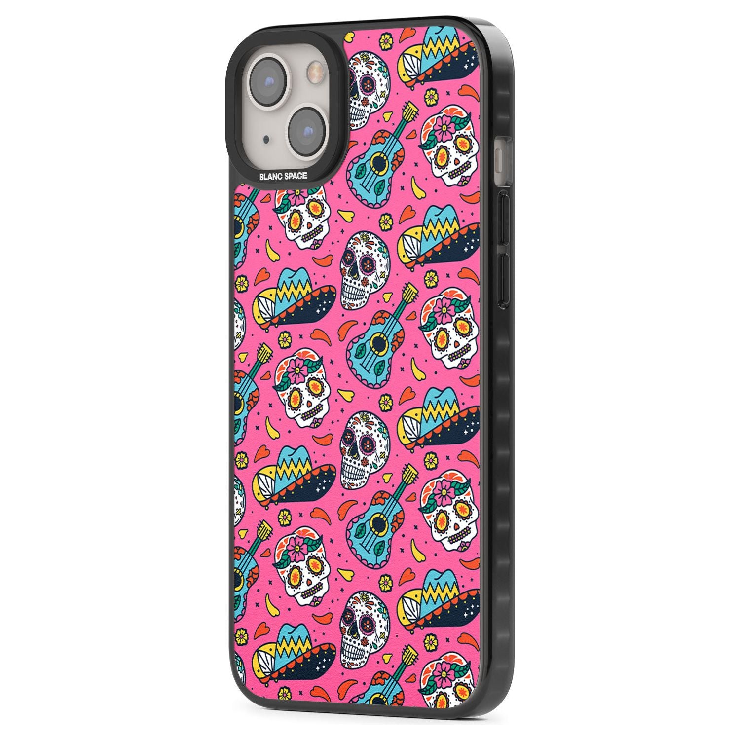 Pink Day Of The Dead Pattern