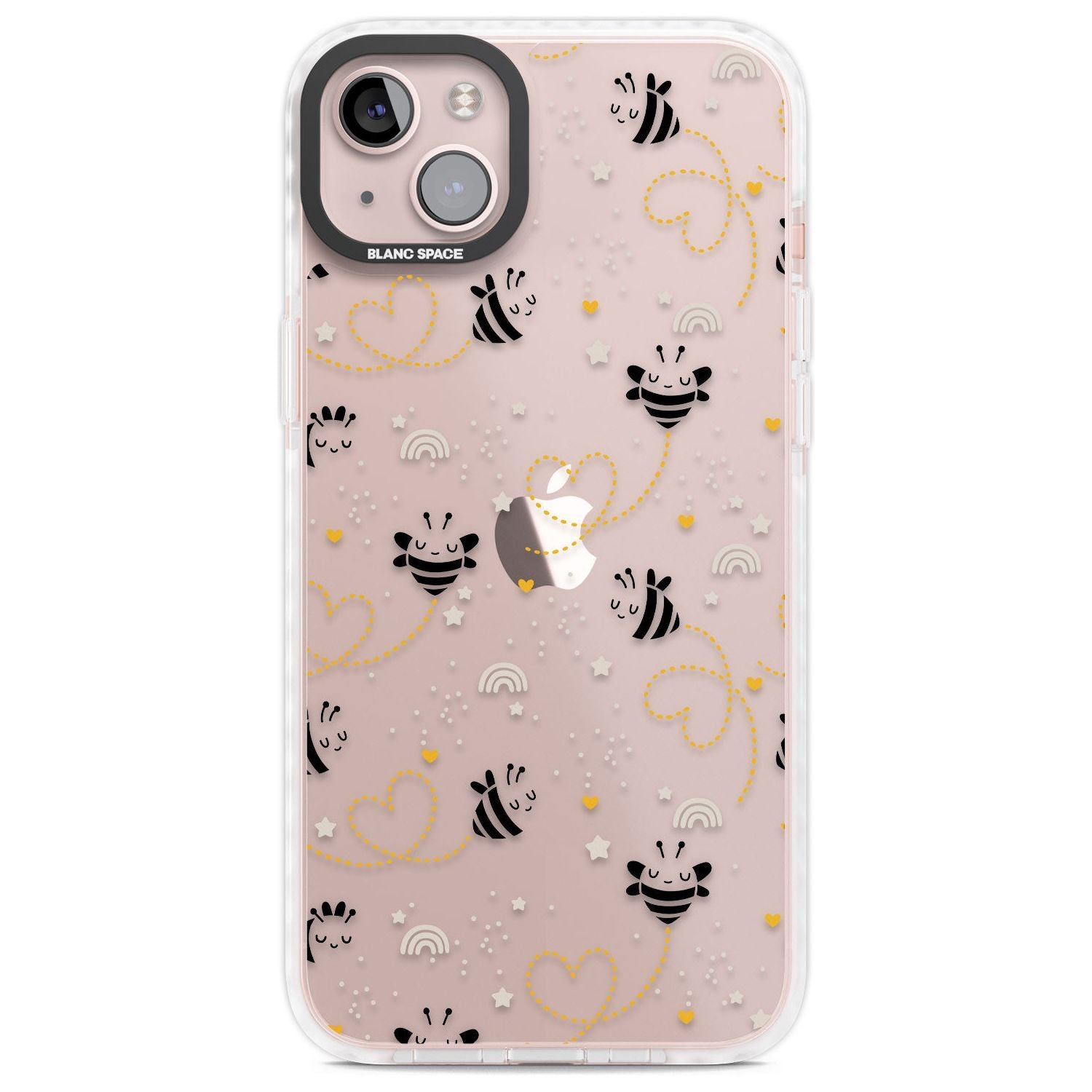Bee Hearts Pattern