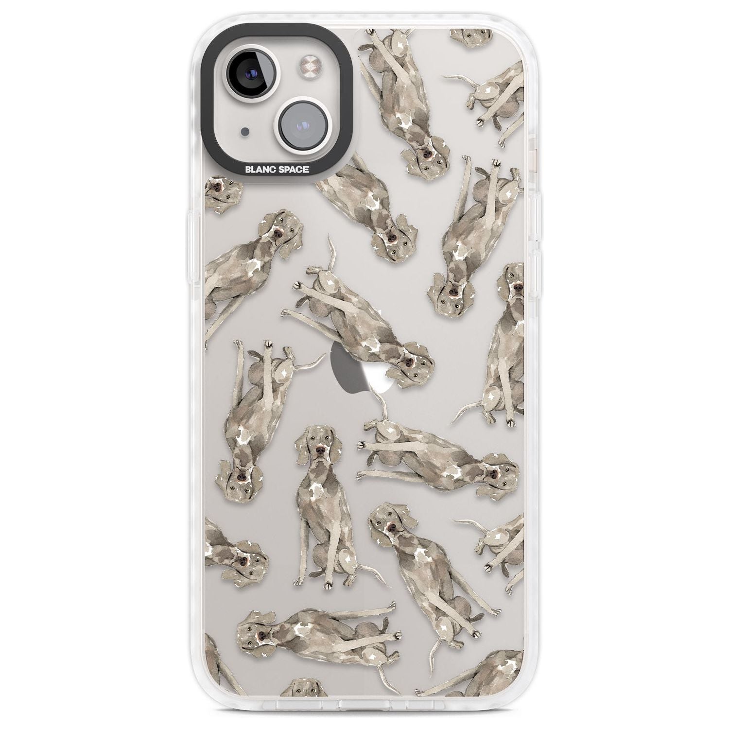 Weimaraner Watercolor Dog