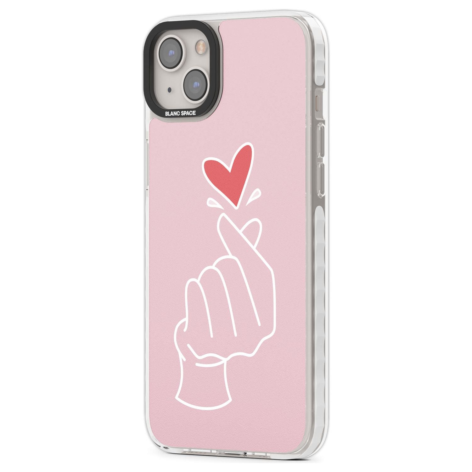 Pink Heart Hand