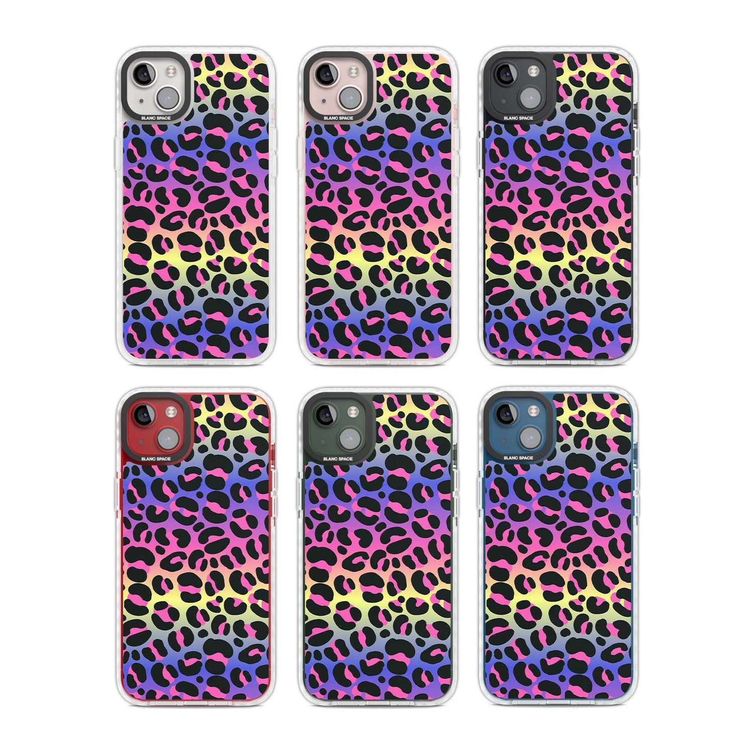 Rainbow Gradient Leopard