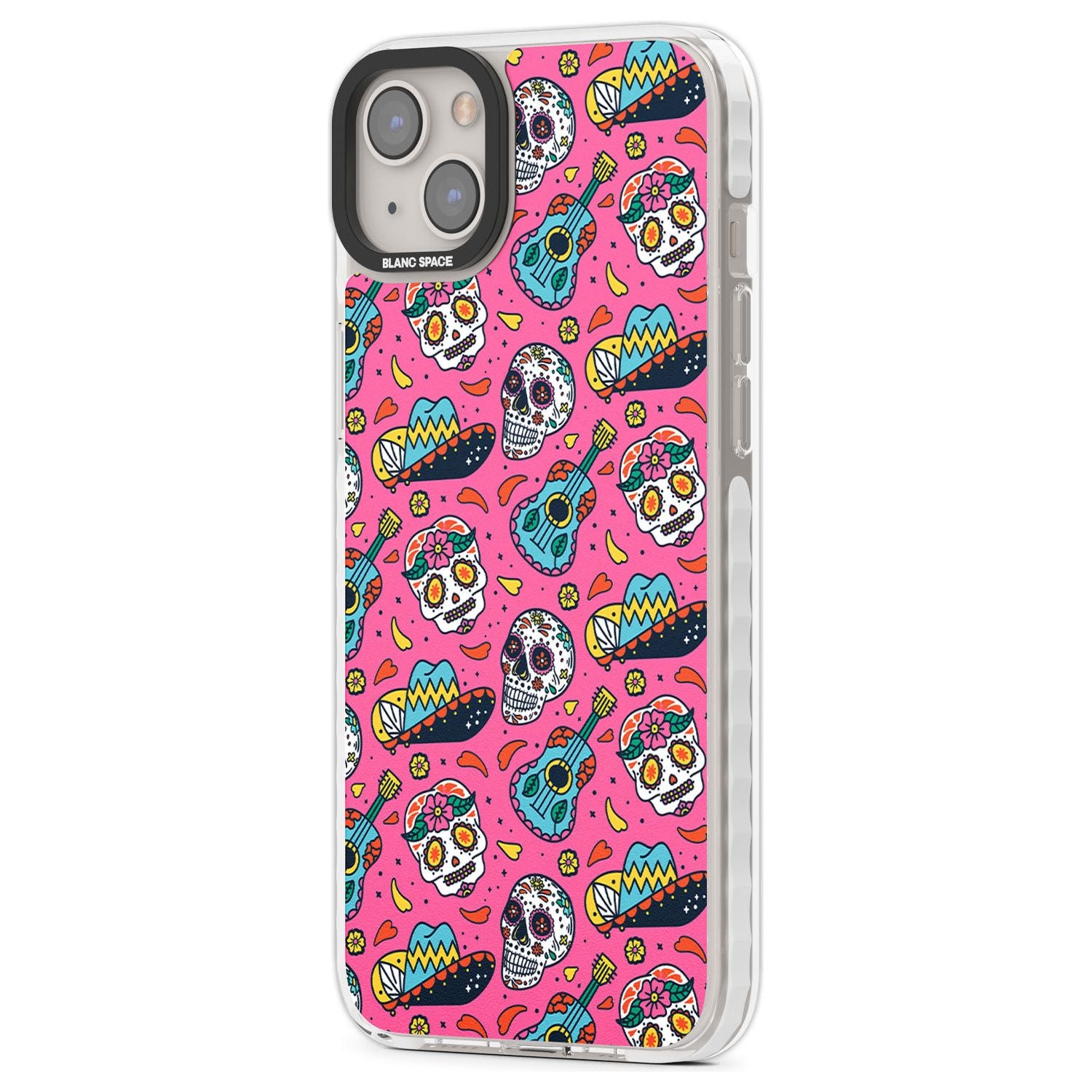 Pink Day Of The Dead Pattern