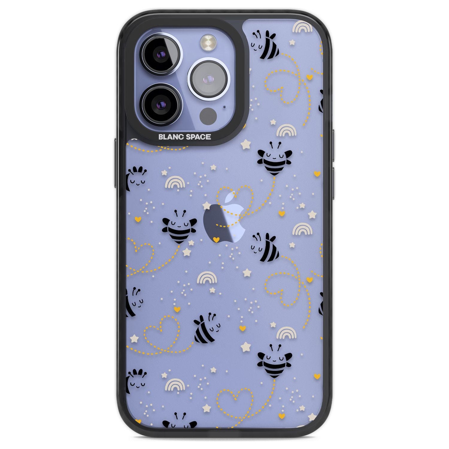 Bee Hearts Pattern