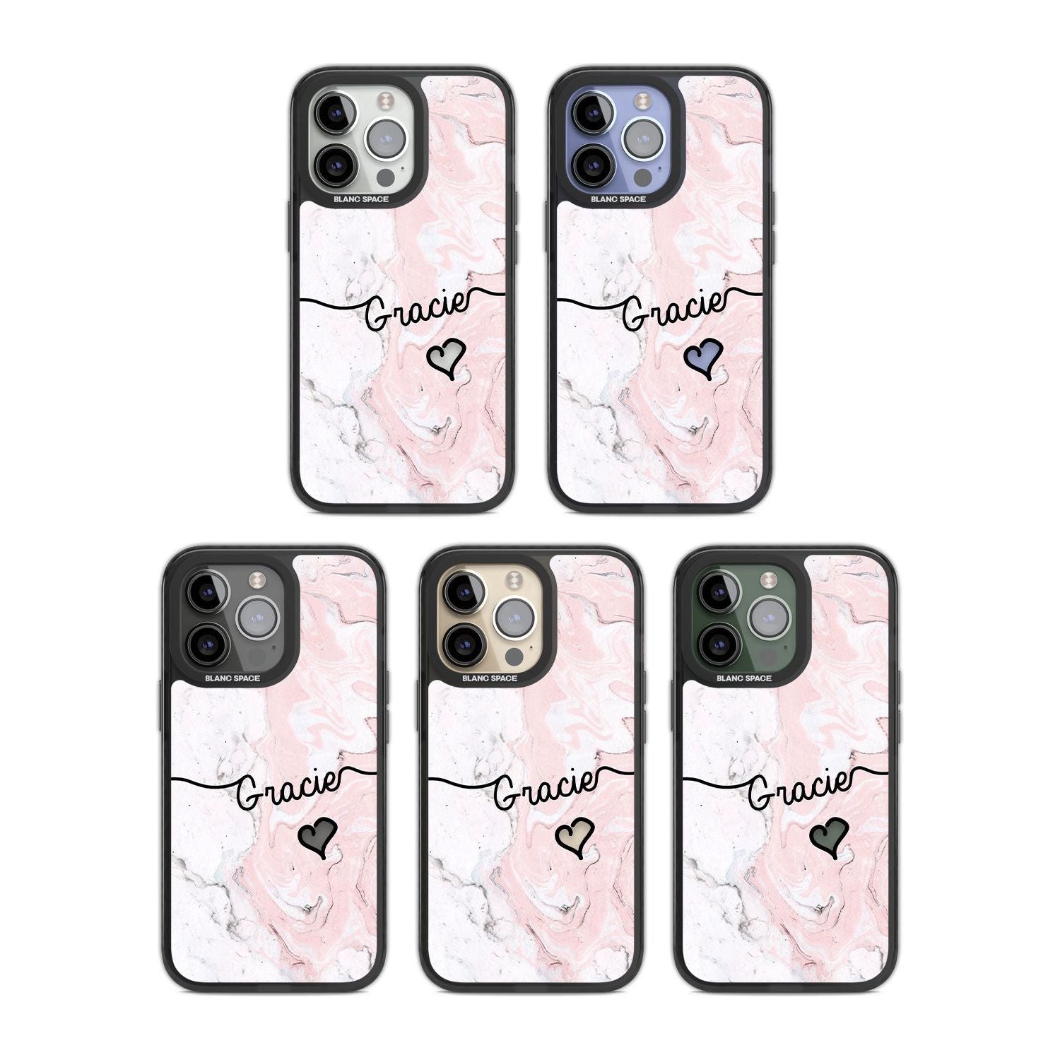 Personalised Pink Marble