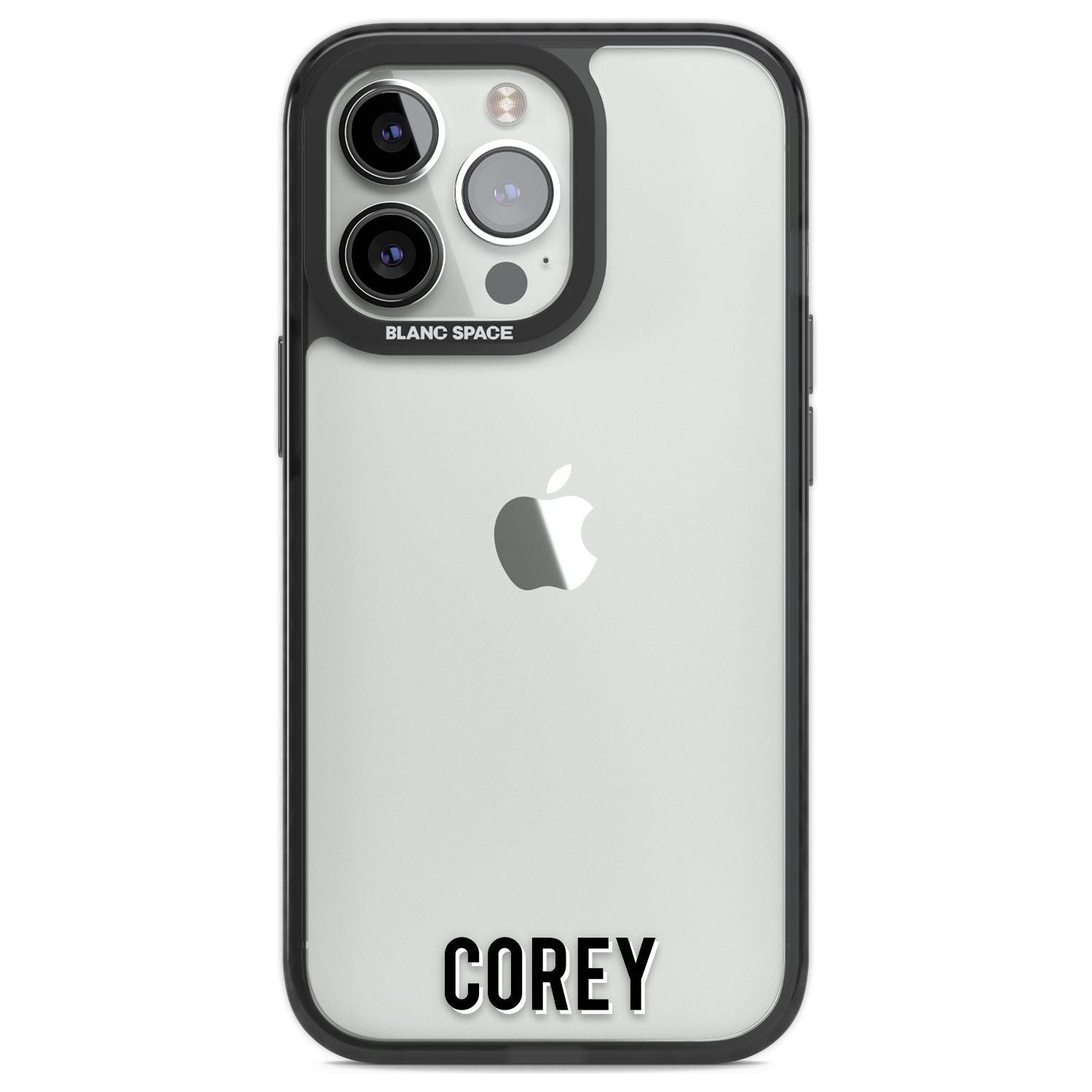 Personalised Clear Text 2A Custom Phone Case iPhone 13 Pro / Black Impact Case,iPhone 14 Pro / Black Impact Case,iPhone 15 Pro Max / Black Impact Case,iPhone 15 Pro / Black Impact Case Blanc Space