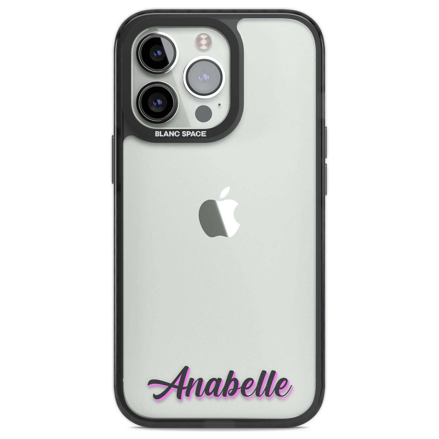 Personalised Clear Text 2B Custom Phone Case iPhone 13 Pro / Black Impact Case,iPhone 14 Pro / Black Impact Case,iPhone 15 Pro Max / Black Impact Case,iPhone 15 Pro / Black Impact Case Blanc Space