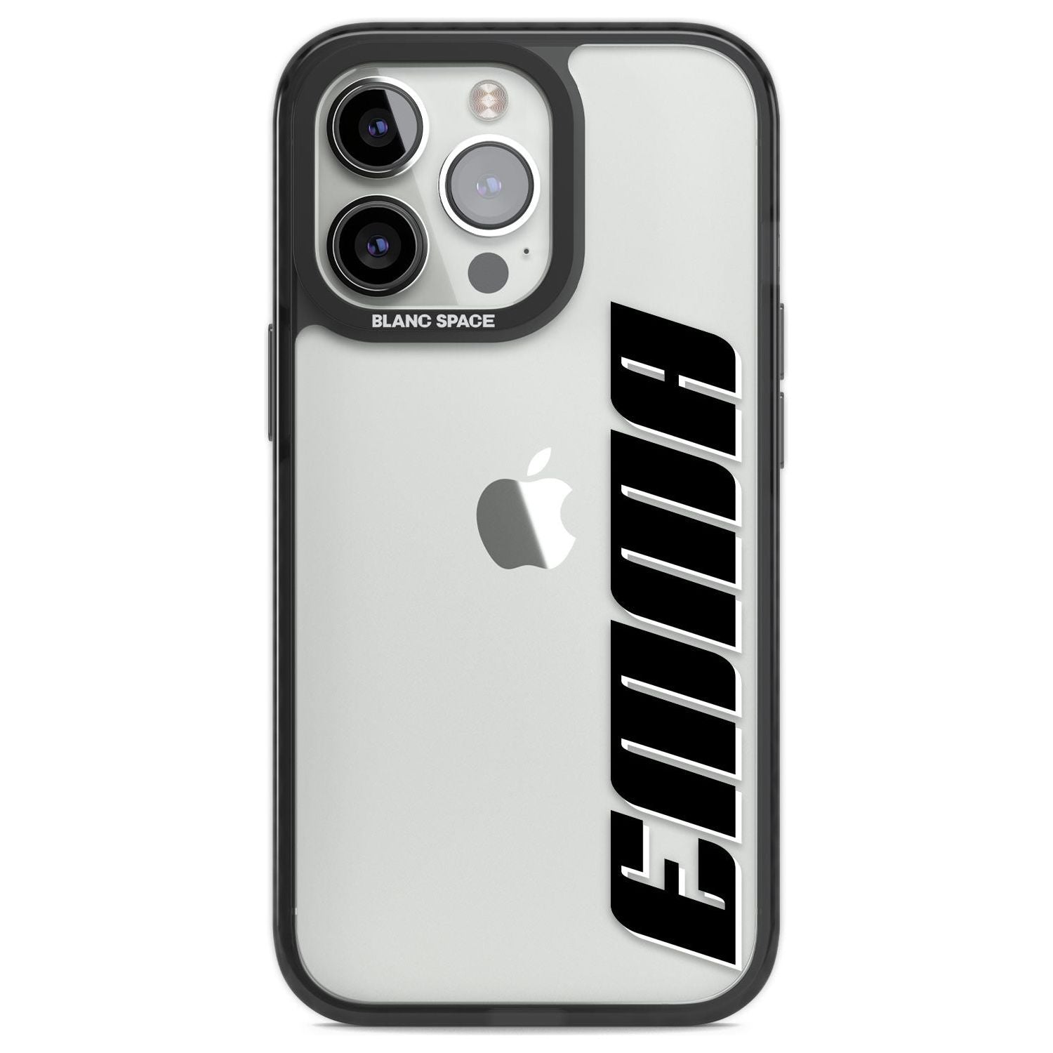 Personalised Clear Text 4A Custom Phone Case iPhone 13 Pro / Black Impact Case,iPhone 14 Pro / Black Impact Case,iPhone 15 Pro Max / Black Impact Case,iPhone 15 Pro / Black Impact Case Blanc Space