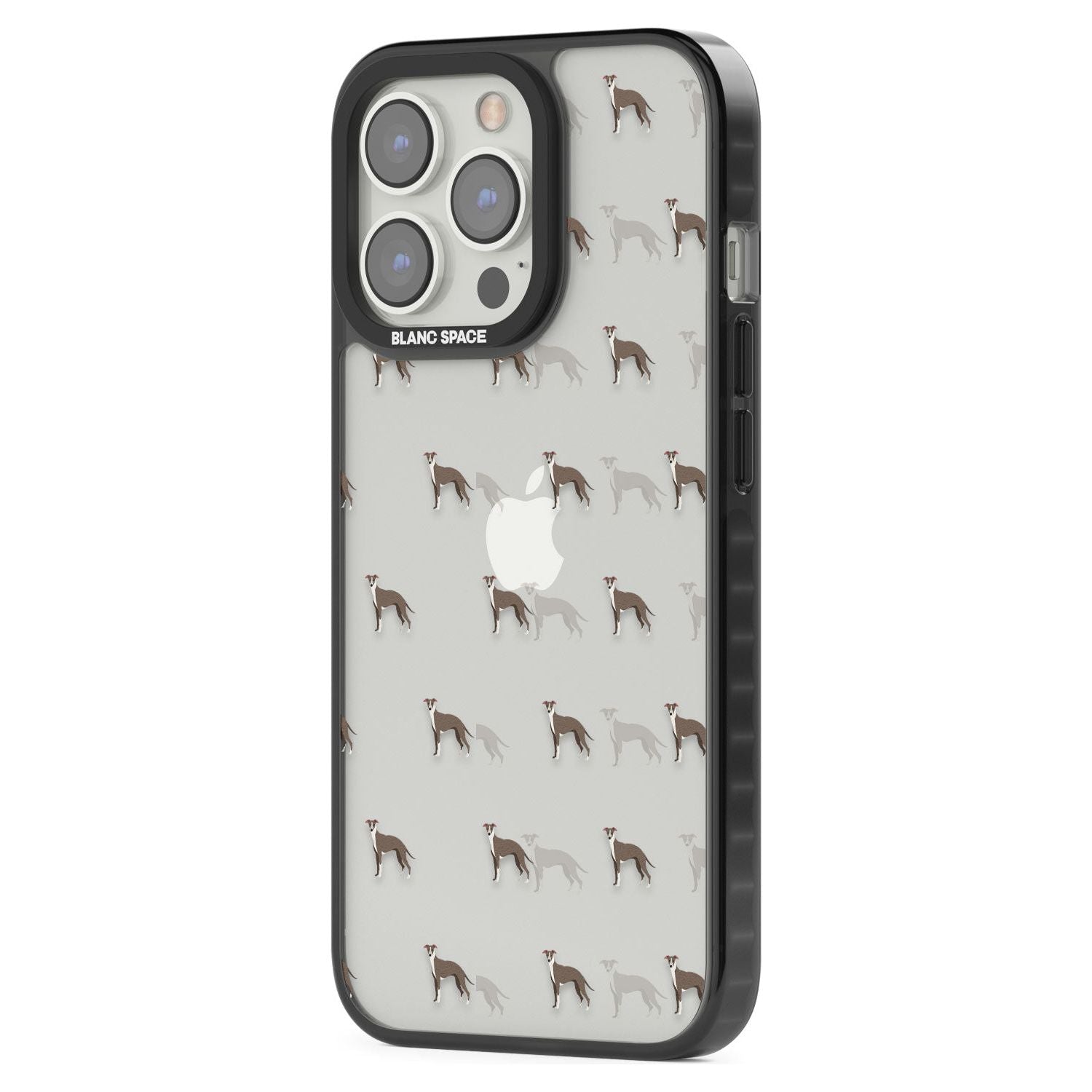 Whippet Dog Pattern Clear
