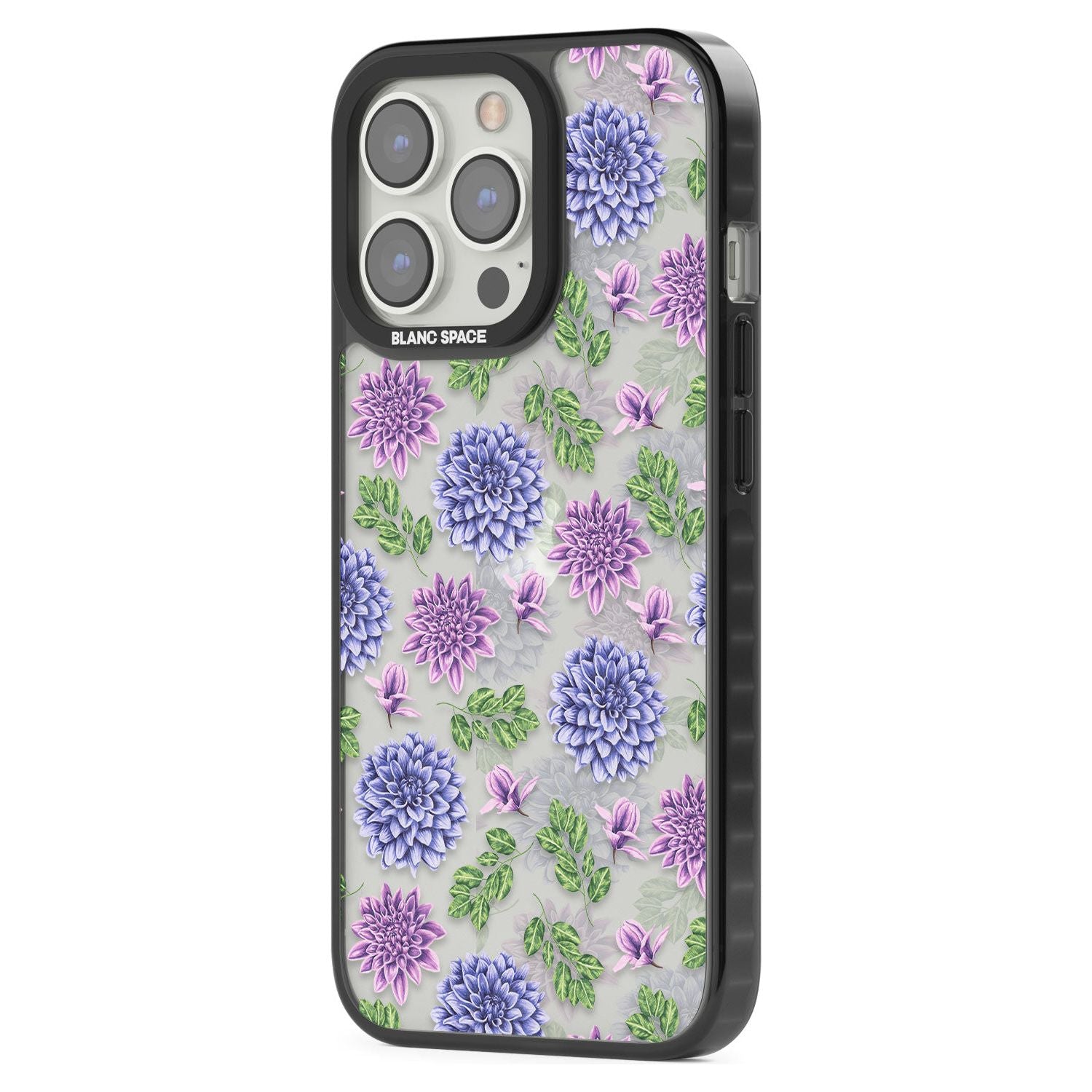 Purple Dahlias Floral
