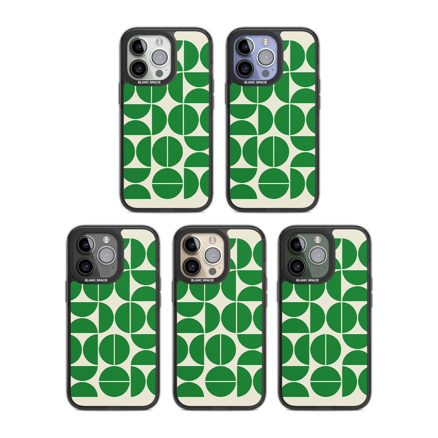 White Stars on Clear Phone Case for iPhone 14 Pro