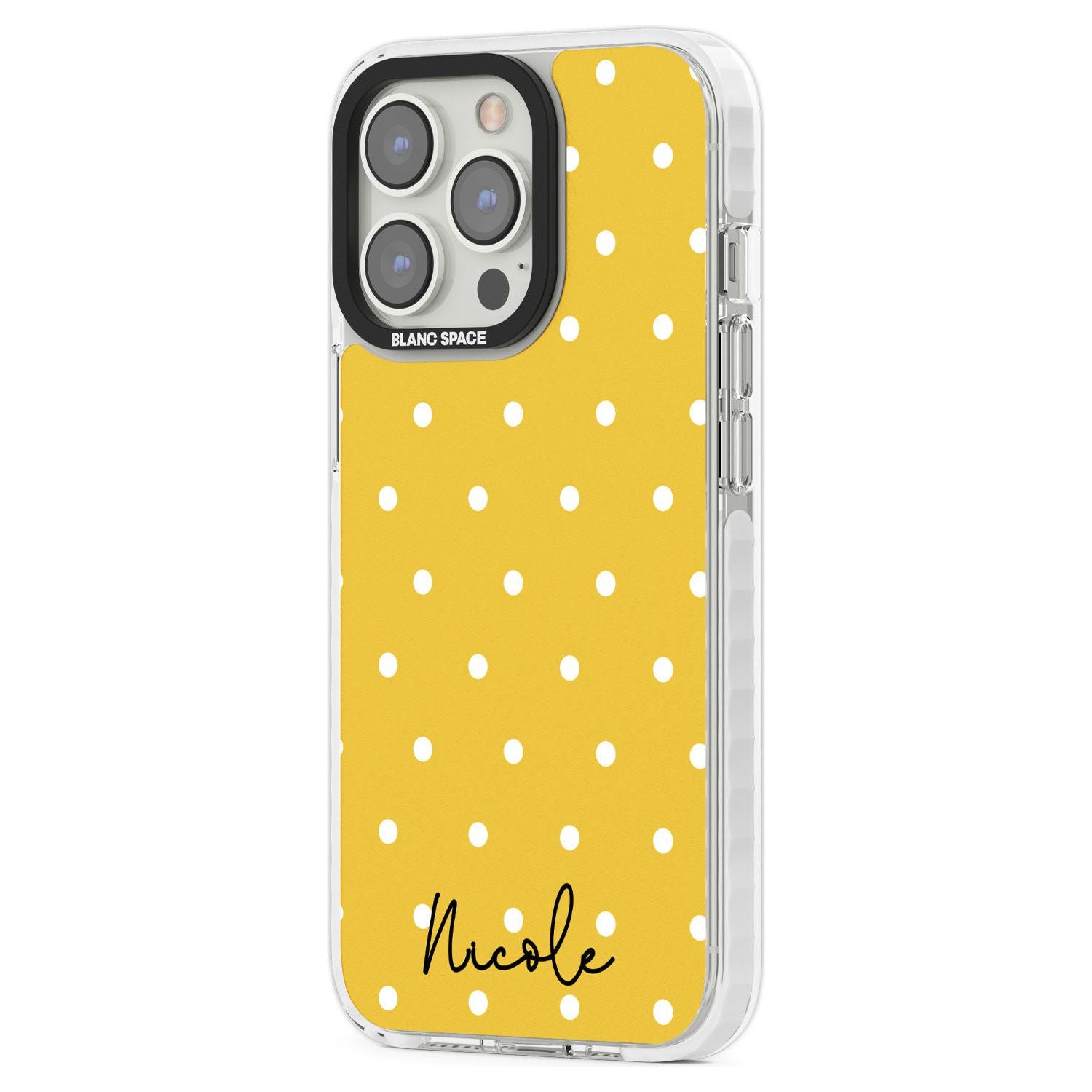 Personalised Yellow Polka Dot Custom Phone Case iPhone 15 Pro Max / Black Impact Case,iPhone 15 Plus / Black Impact Case,iPhone 15 Pro / Black Impact Case,iPhone 15 / Black Impact Case,iPhone 15 Pro Max / Impact Case,iPhone 15 Plus / Impact Case,iPhone 15 Pro / Impact Case,iPhone 15 / Impact Case,iPhone 15 Pro Max / Magsafe Black Impact Case,iPhone 15 Plus / Magsafe Black Impact Case,iPhone 15 Pro / Magsafe Black Impact Case,iPhone 15 / Magsafe Black Impact Case,iPhone 14 Pro Max / Black Impact Case,iPhone