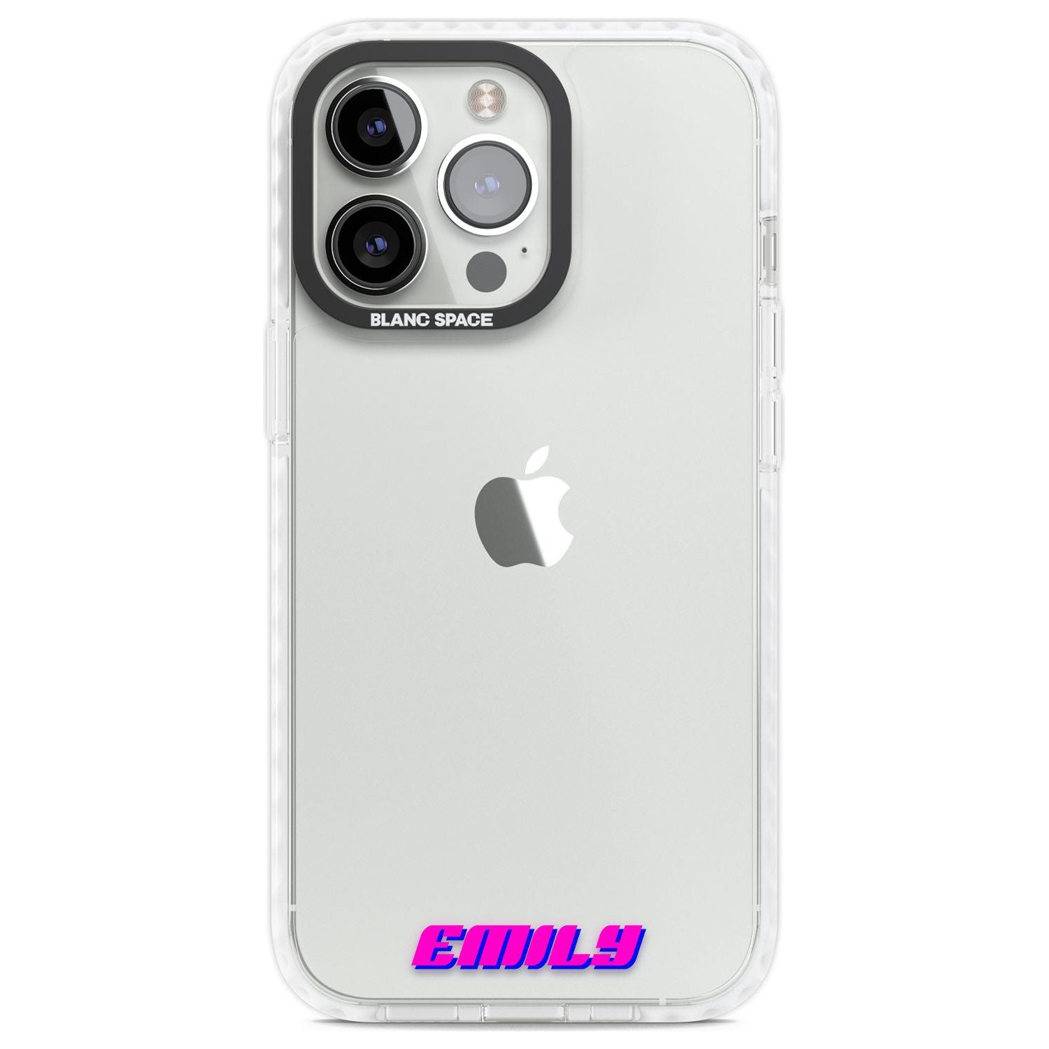 Personalised Clear Text 2C Custom Phone Case iPhone 13 Pro / Impact Case,iPhone 14 Pro / Impact Case,iPhone 15 Pro Max / Impact Case,iPhone 15 Pro / Impact Case Blanc Space