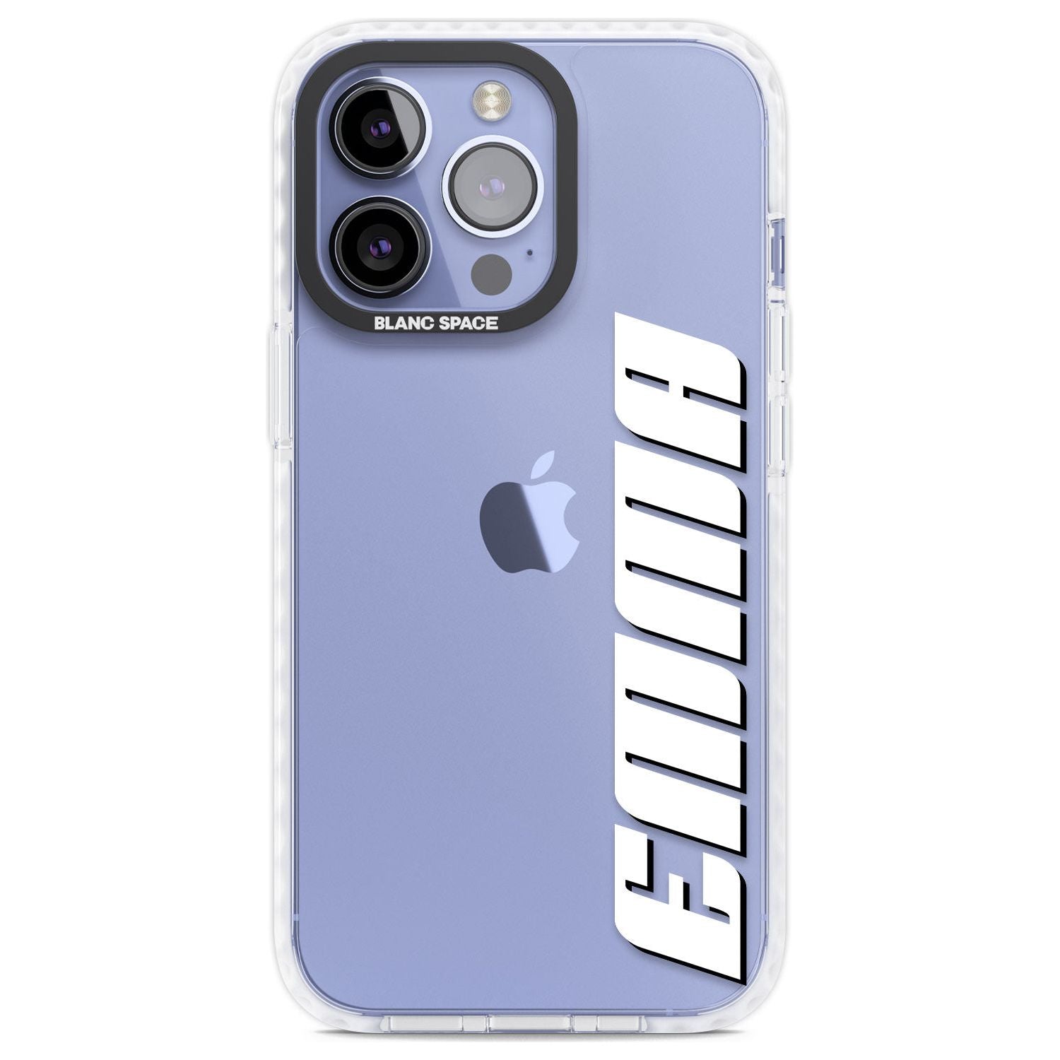 Personalised Clear Text 4B Custom Phone Case iPhone 13 Pro / Impact Case,iPhone 14 Pro / Impact Case,iPhone 15 Pro Max / Impact Case,iPhone 15 Pro / Impact Case Blanc Space
