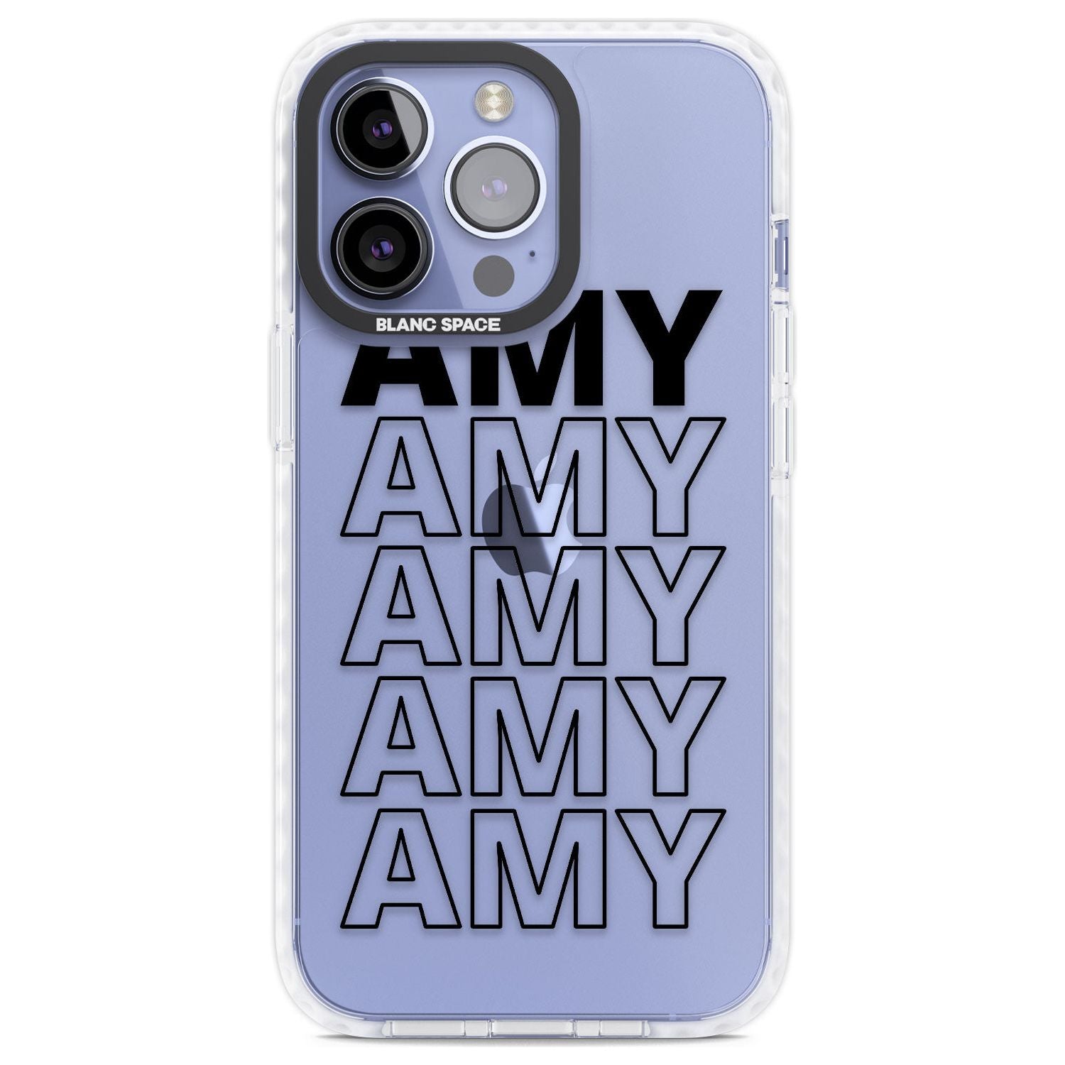 Personalised Clear Text 5A Custom Phone Case iPhone 13 Pro / Impact Case,iPhone 14 Pro / Impact Case,iPhone 15 Pro Max / Impact Case,iPhone 15 Pro / Impact Case Blanc Space