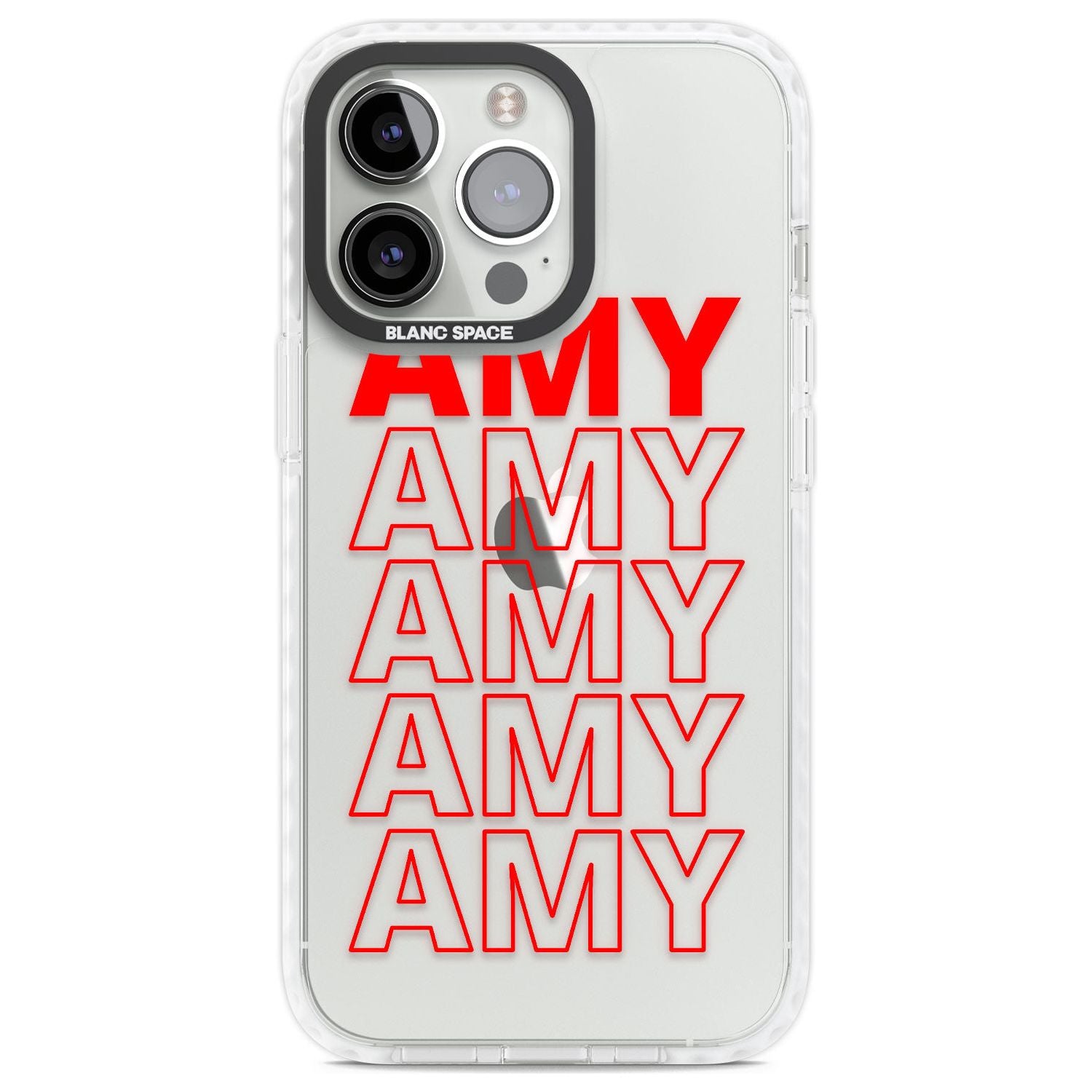 Personalised Clear Text 5B Custom Phone Case iPhone 13 Pro / Impact Case,iPhone 14 Pro / Impact Case,iPhone 15 Pro Max / Impact Case,iPhone 15 Pro / Impact Case Blanc Space