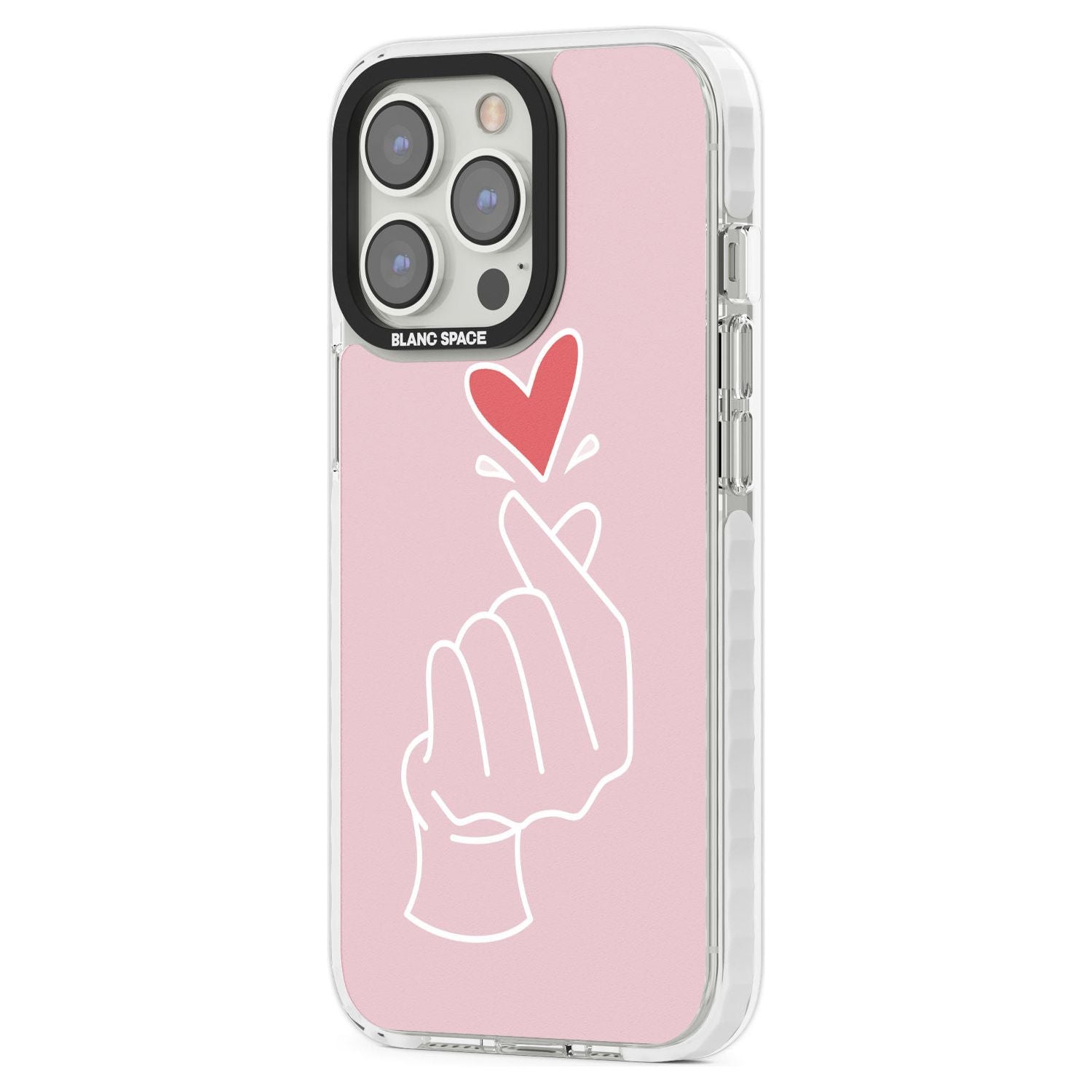 Pink Heart Hand