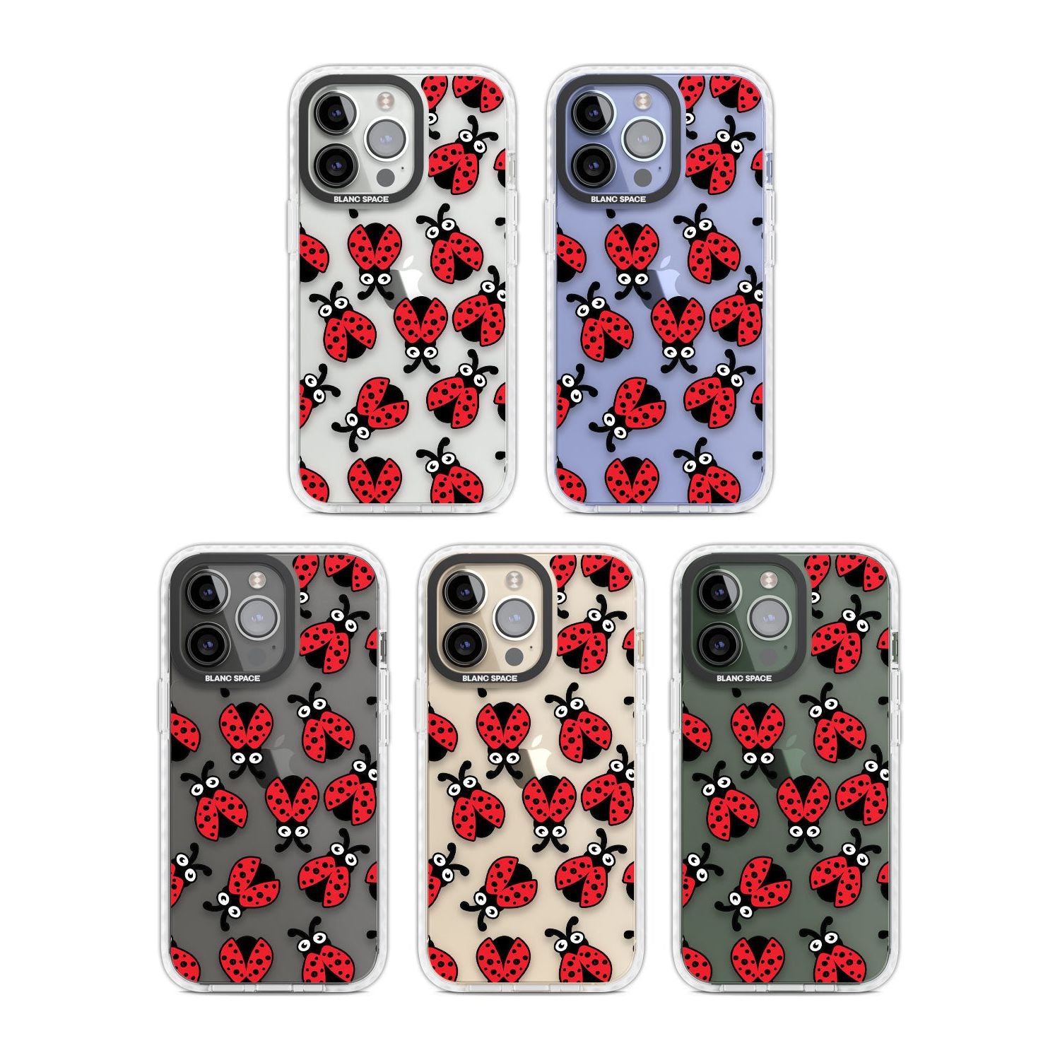 Ladybug PatternPhone Case for iPhone 14 Pro