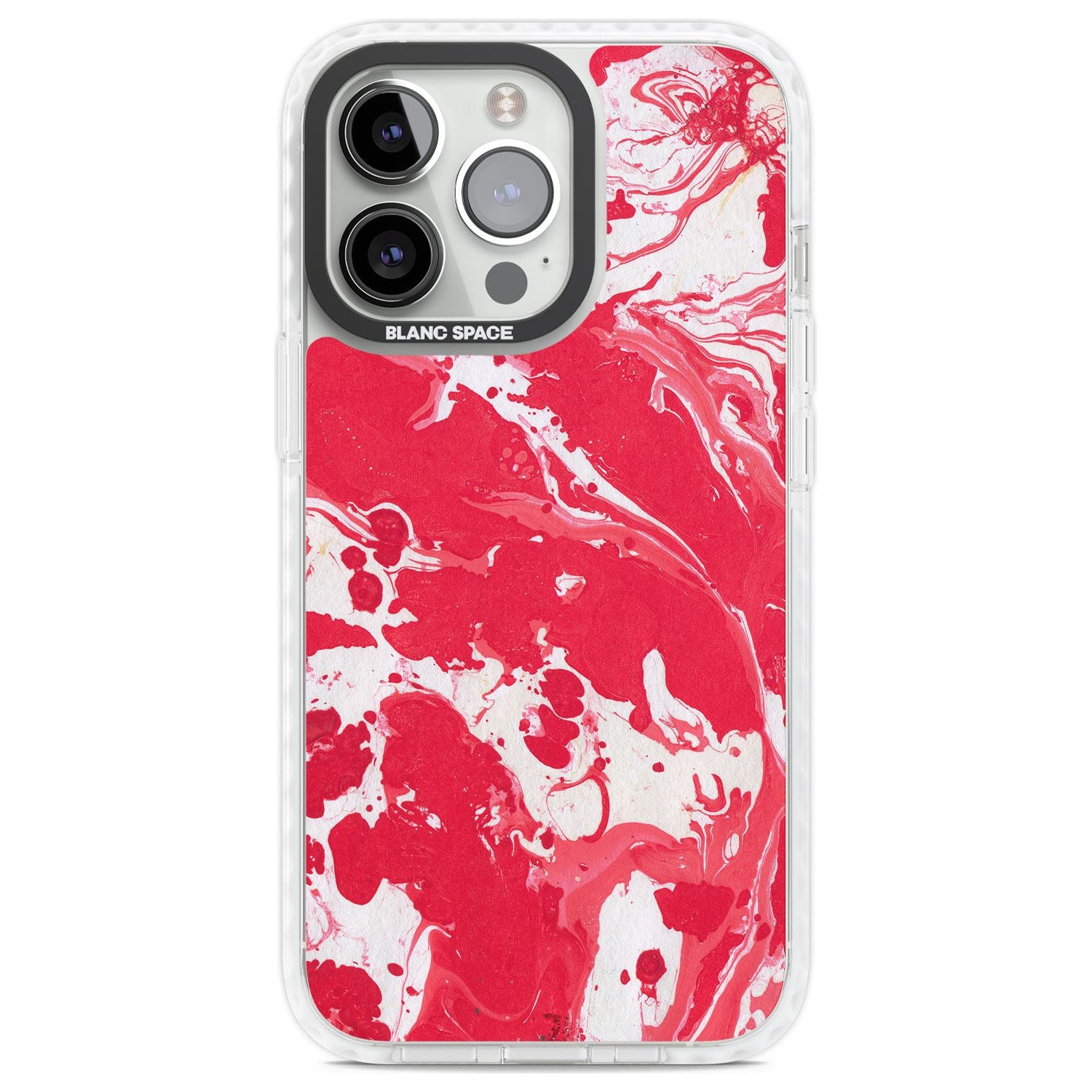 Red & White Marbled