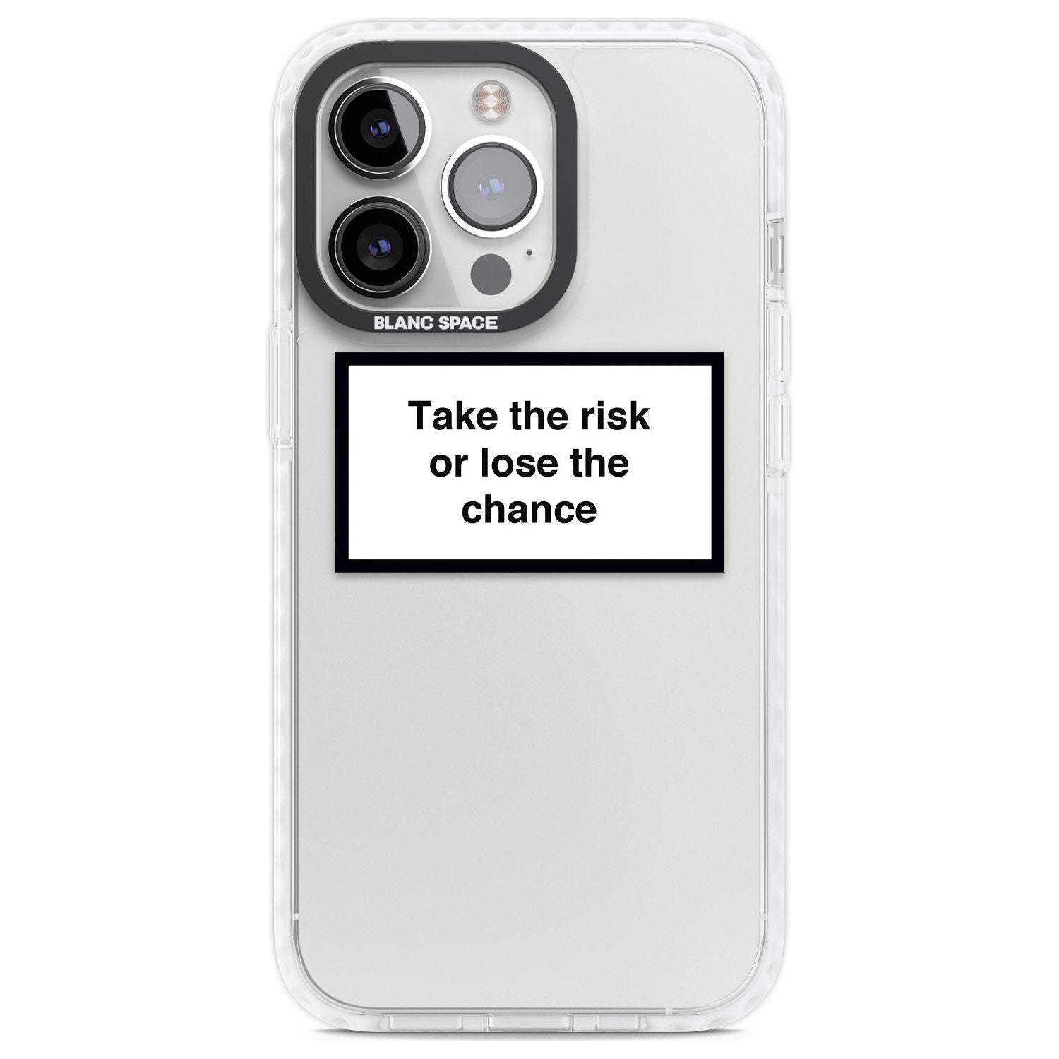 Take The Risk Or Lose The Chance