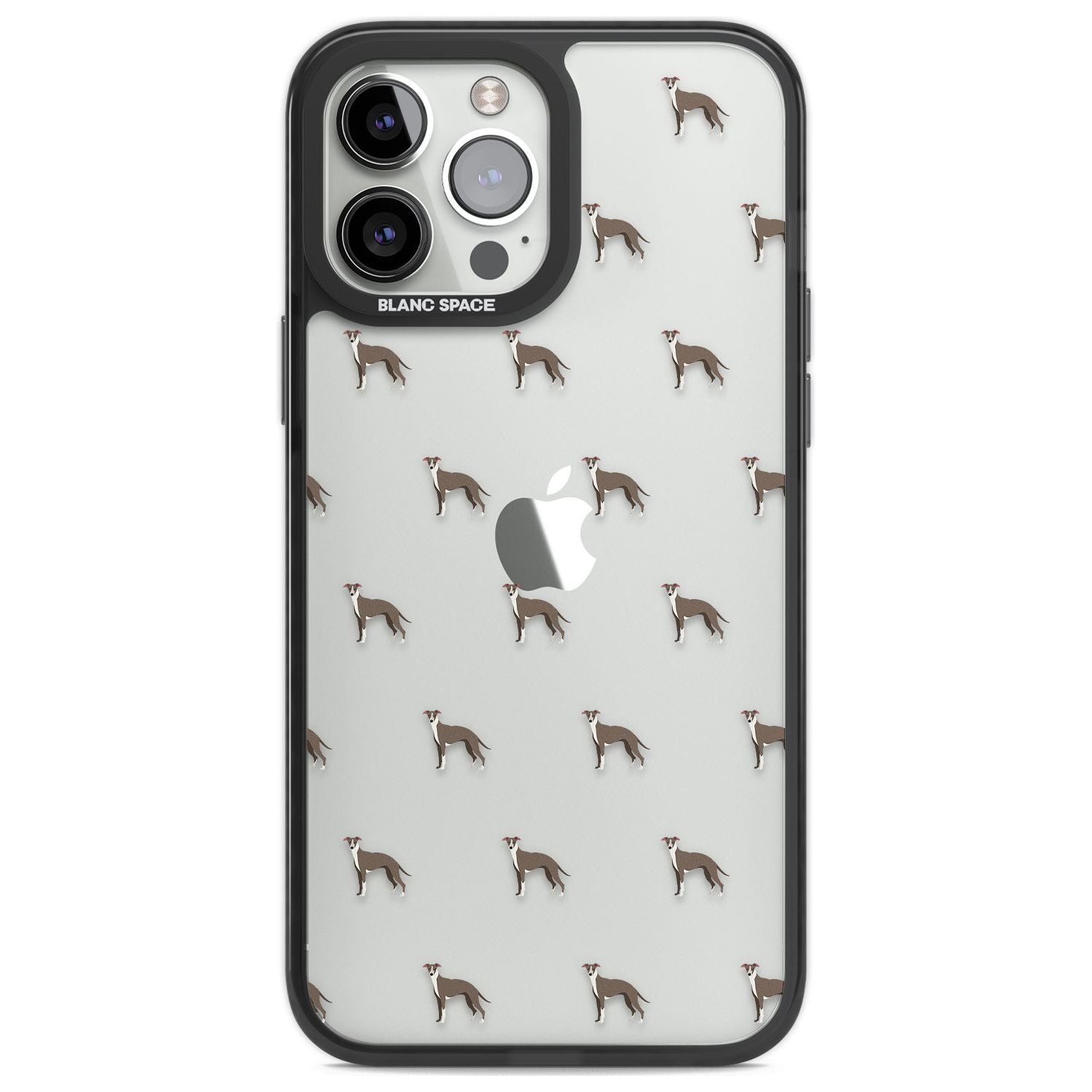 Whippet Dog Pattern Clear