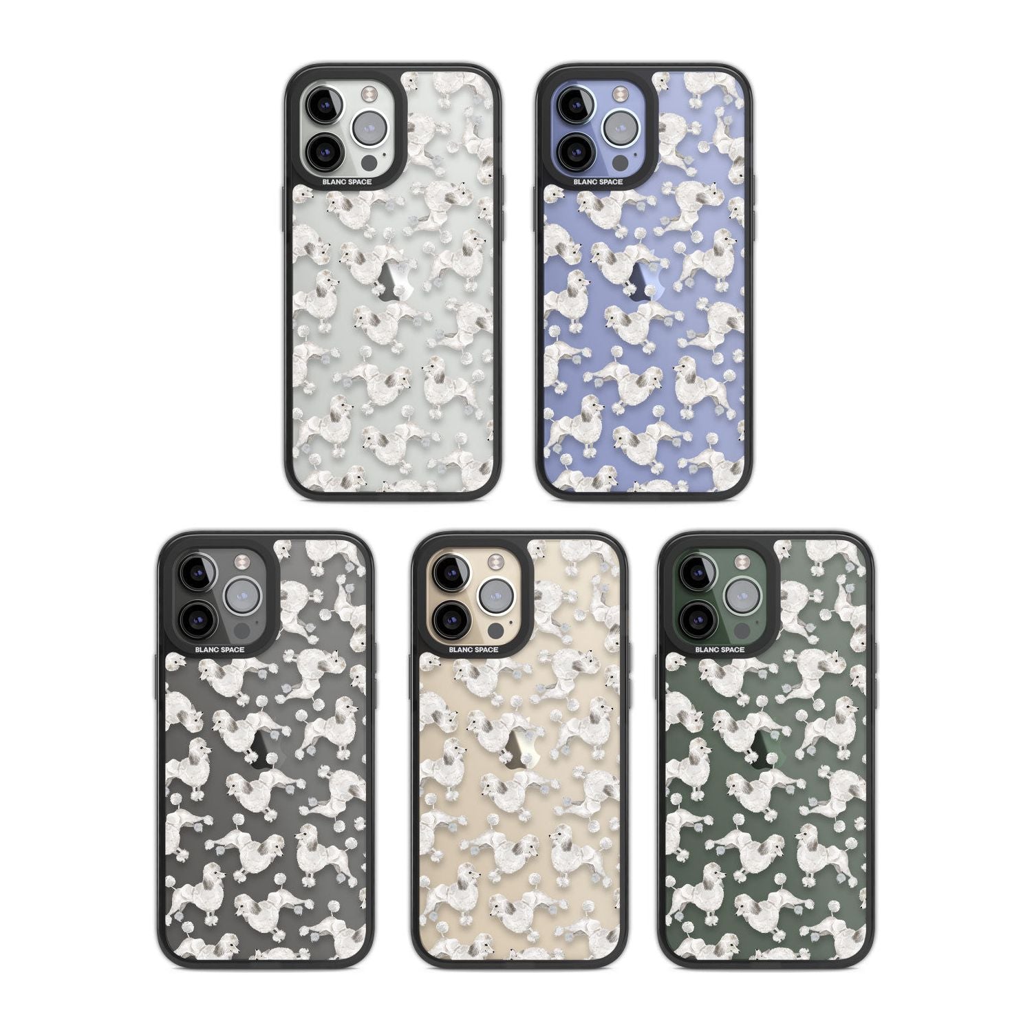 Poodle Watercolor Pattern