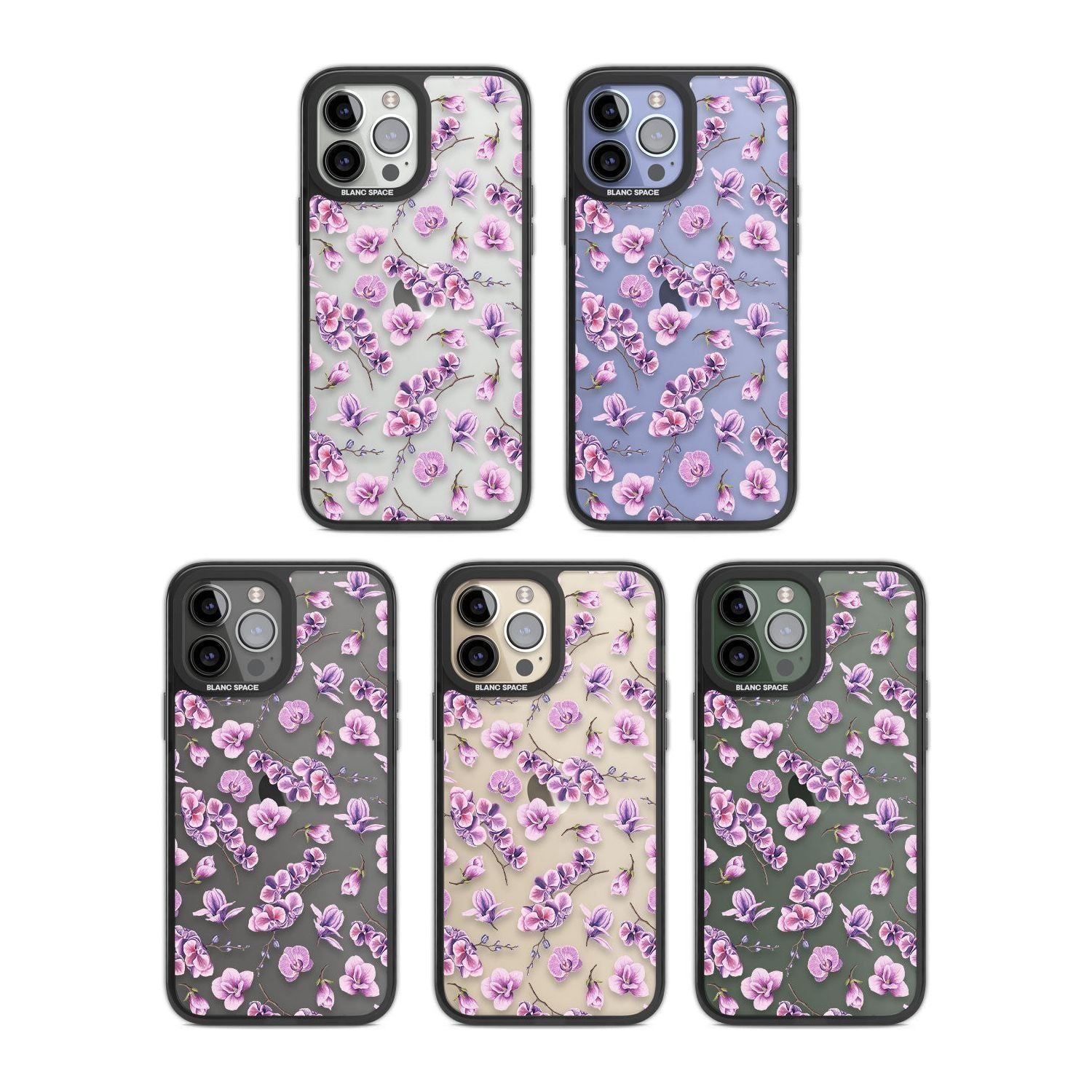 Purple Orchids Floral