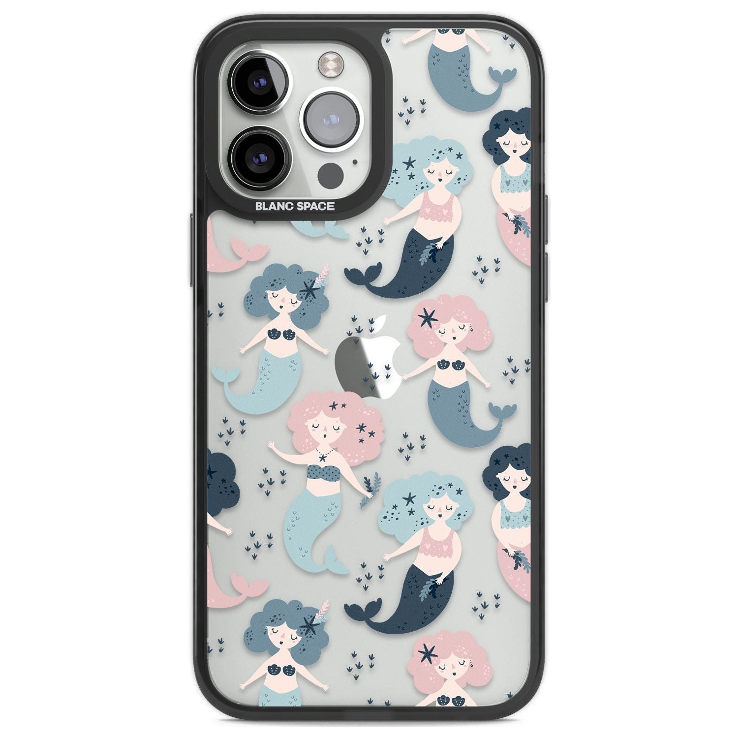 Mermaid Vibes Phone Case iPhone 13 Pro Max / Black Impact Case,iPhone 14 Pro Max / Black Impact Case Blanc Space