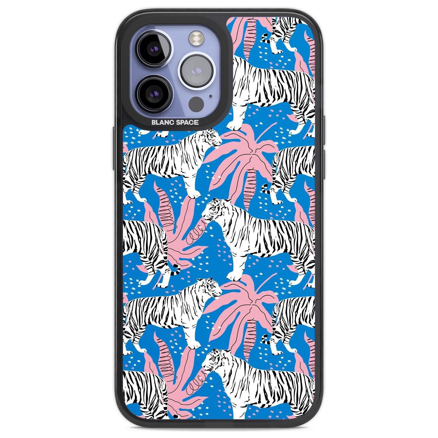Bengal Blues Phone Case iPhone 13 Pro Max / Black Impact Case,iPhone 14 Pro Max / Black Impact Case Blanc Space