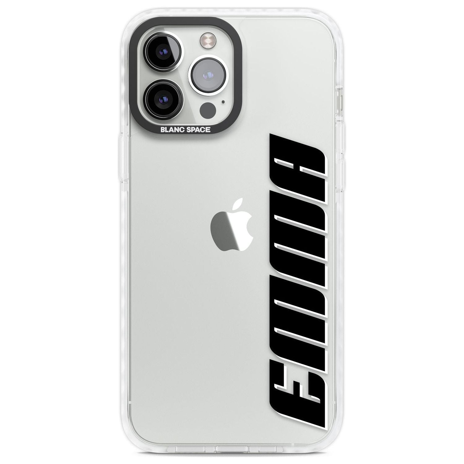 Personalised Clear Text 4A Custom Phone Case iPhone 13 Pro Max / Impact Case,iPhone 14 Pro Max / Impact Case Blanc Space