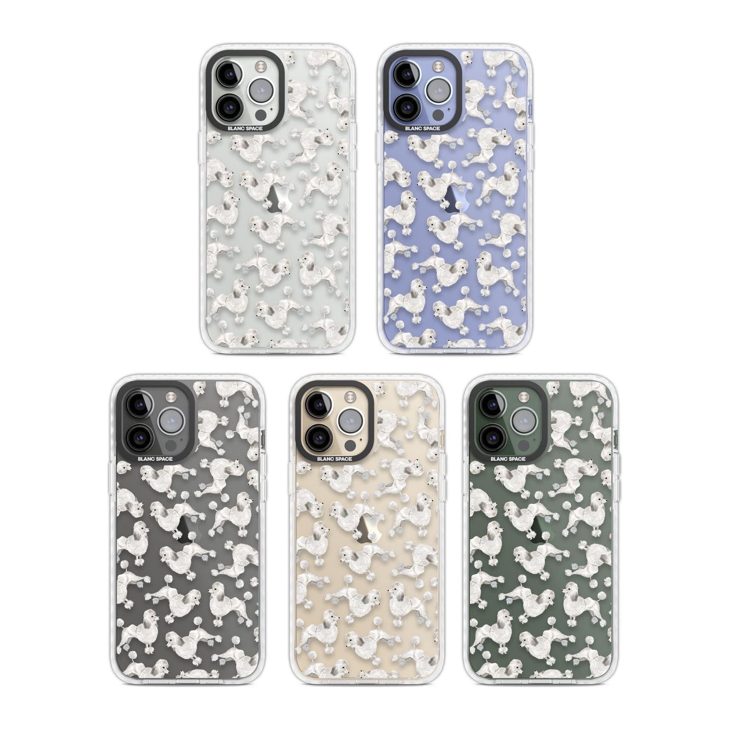 Poodle Watercolor Pattern