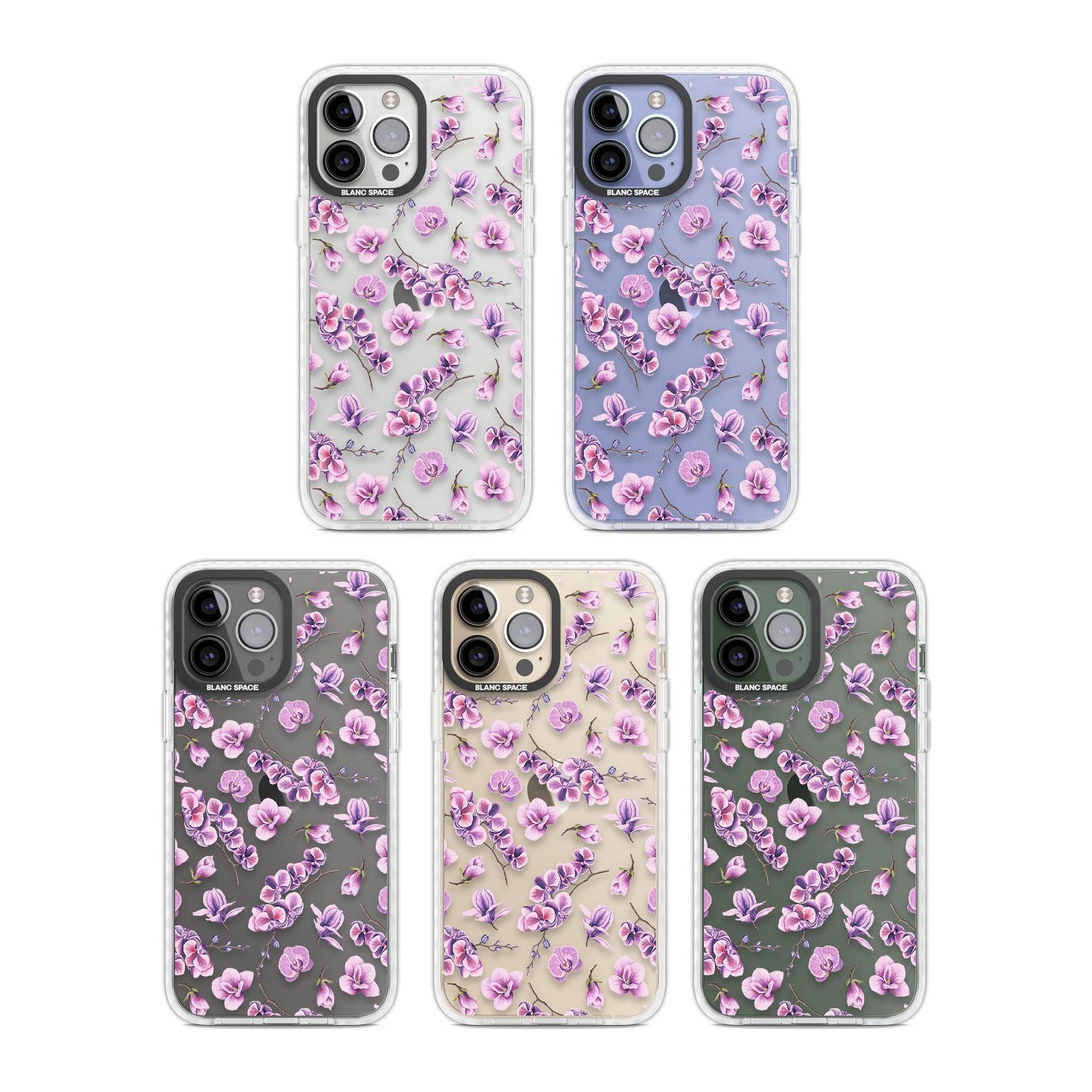 Purple Orchids Floral
