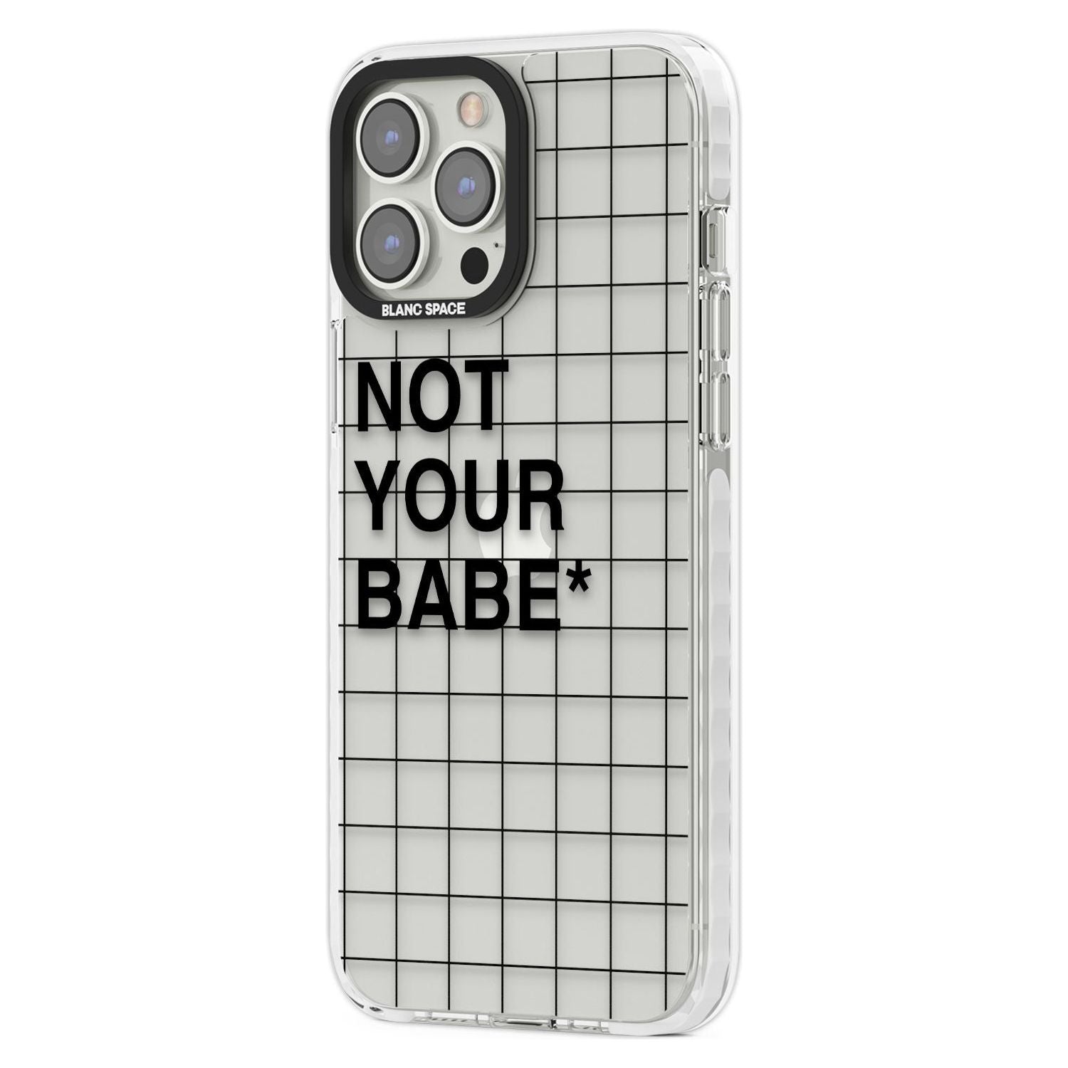 Grid Pattern Not Your Babe Phone Case iPhone 15 Pro Max / Black Impact Case,iPhone 15 Plus / Black Impact Case,iPhone 15 Pro / Black Impact Case,iPhone 15 / Black Impact Case,iPhone 15 Pro Max / Impact Case,iPhone 15 Plus / Impact Case,iPhone 15 Pro / Impact Case,iPhone 15 / Impact Case,iPhone 15 Pro Max / Magsafe Black Impact Case,iPhone 15 Plus / Magsafe Black Impact Case,iPhone 15 Pro / Magsafe Black Impact Case,iPhone 15 / Magsafe Black Impact Case,iPhone 14 Pro Max / Black Impact Case,iPhone 14 Plus /