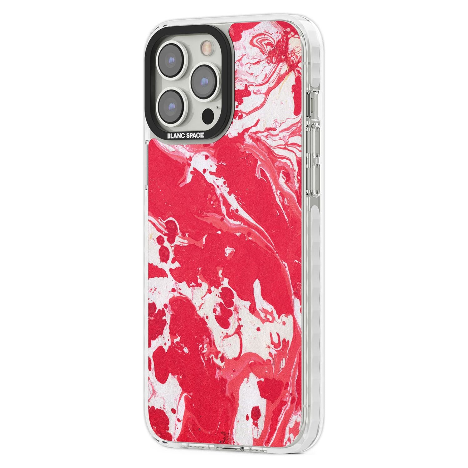 Red & White Marbled