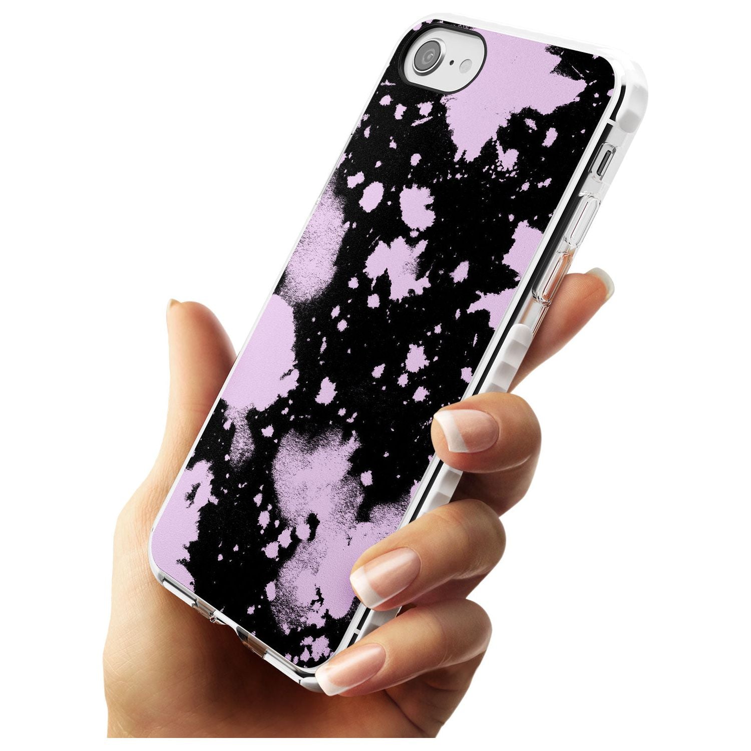 Pink & Black Acid Wash Tie-Dye iPhone Case Phone Case - Case Warehouse