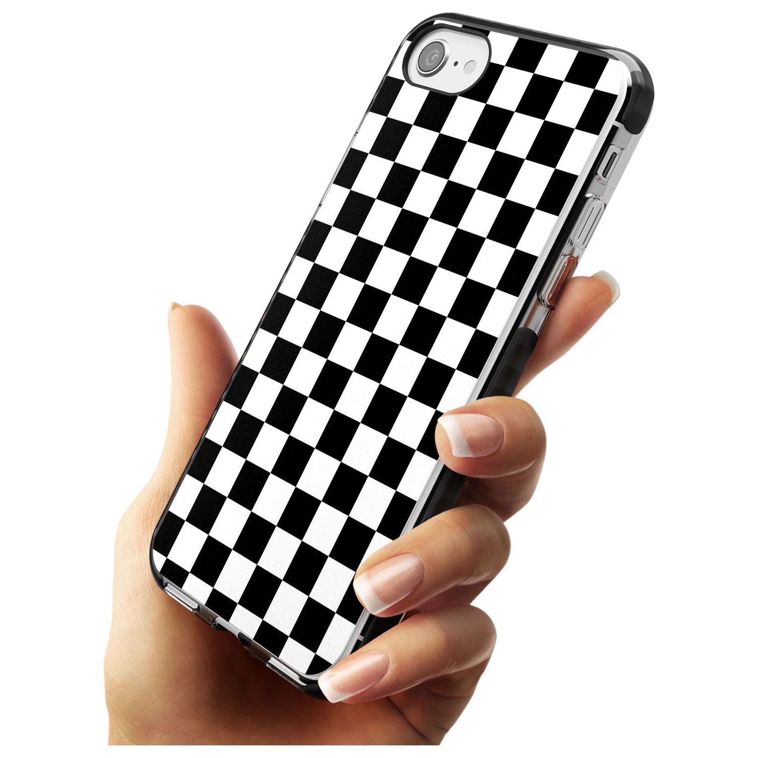 Black Checkered iPhone Case Phone Case - Case Warehouse