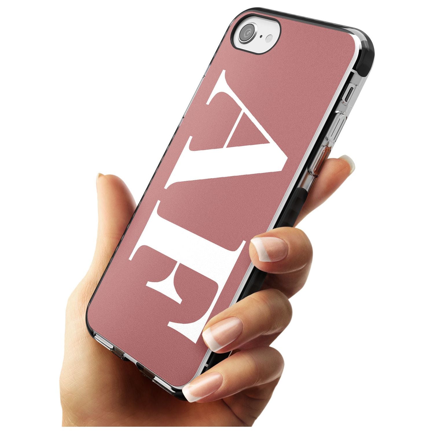 White & Rose Personalised iPhone Case Custom Phone Case - Case Warehouse